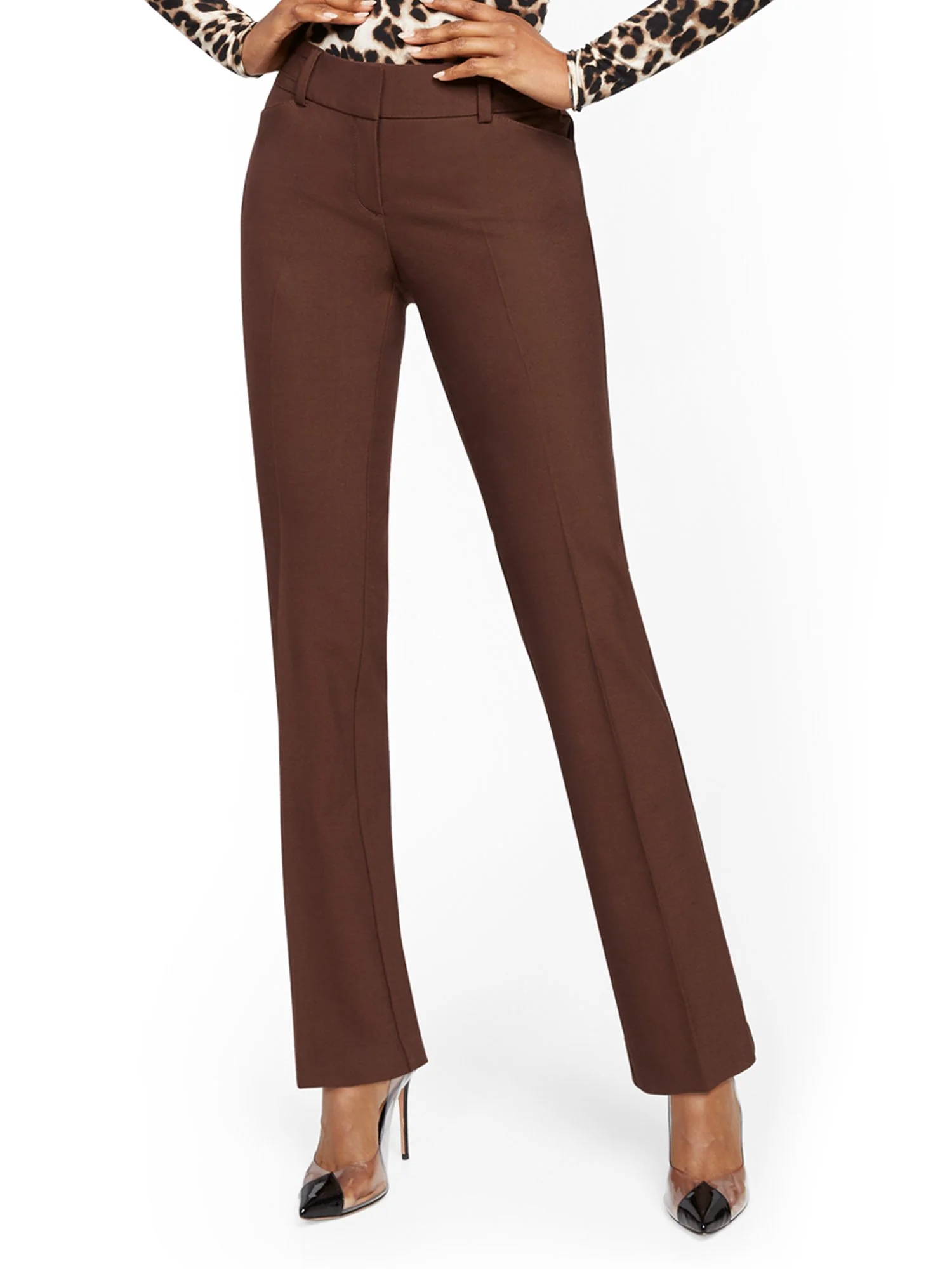 Tall Straight-Leg Pant - Signature Fit - Superstretch - 7th Avenue - Image 2