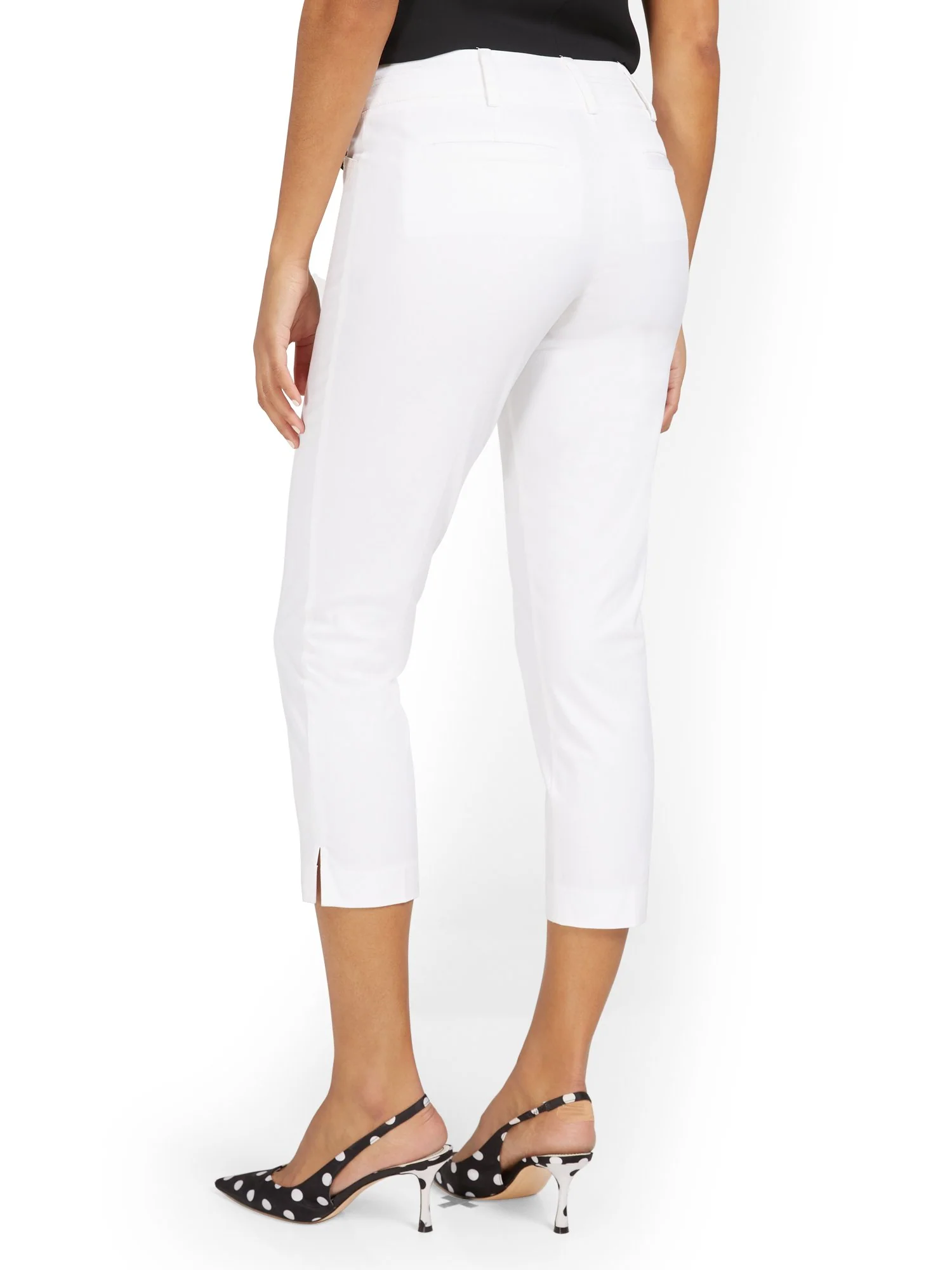 Tall White Capri Pant - 7th Avenue - Image 3