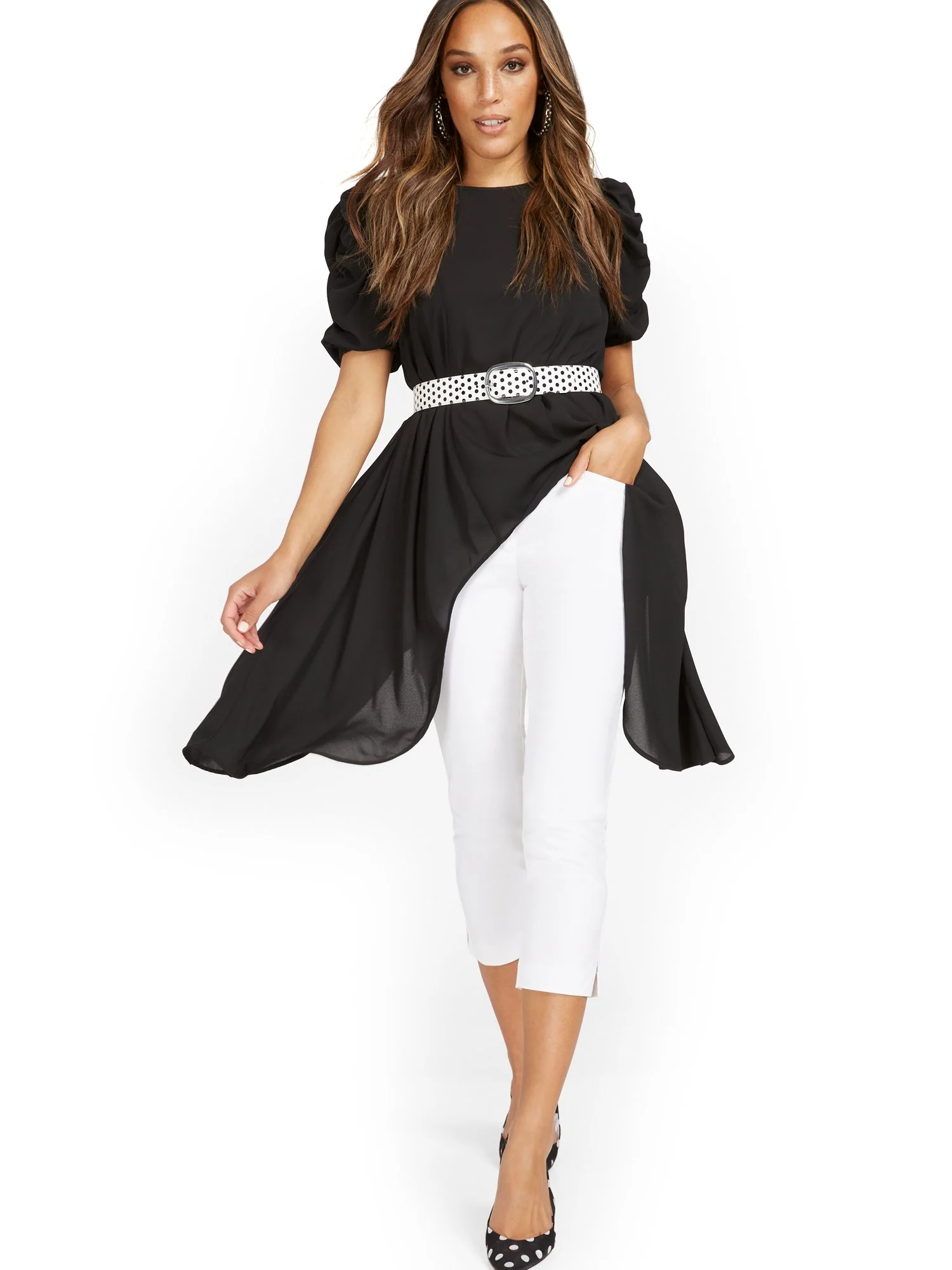 Tall White Capri Pant - 7th Avenue - Image 4