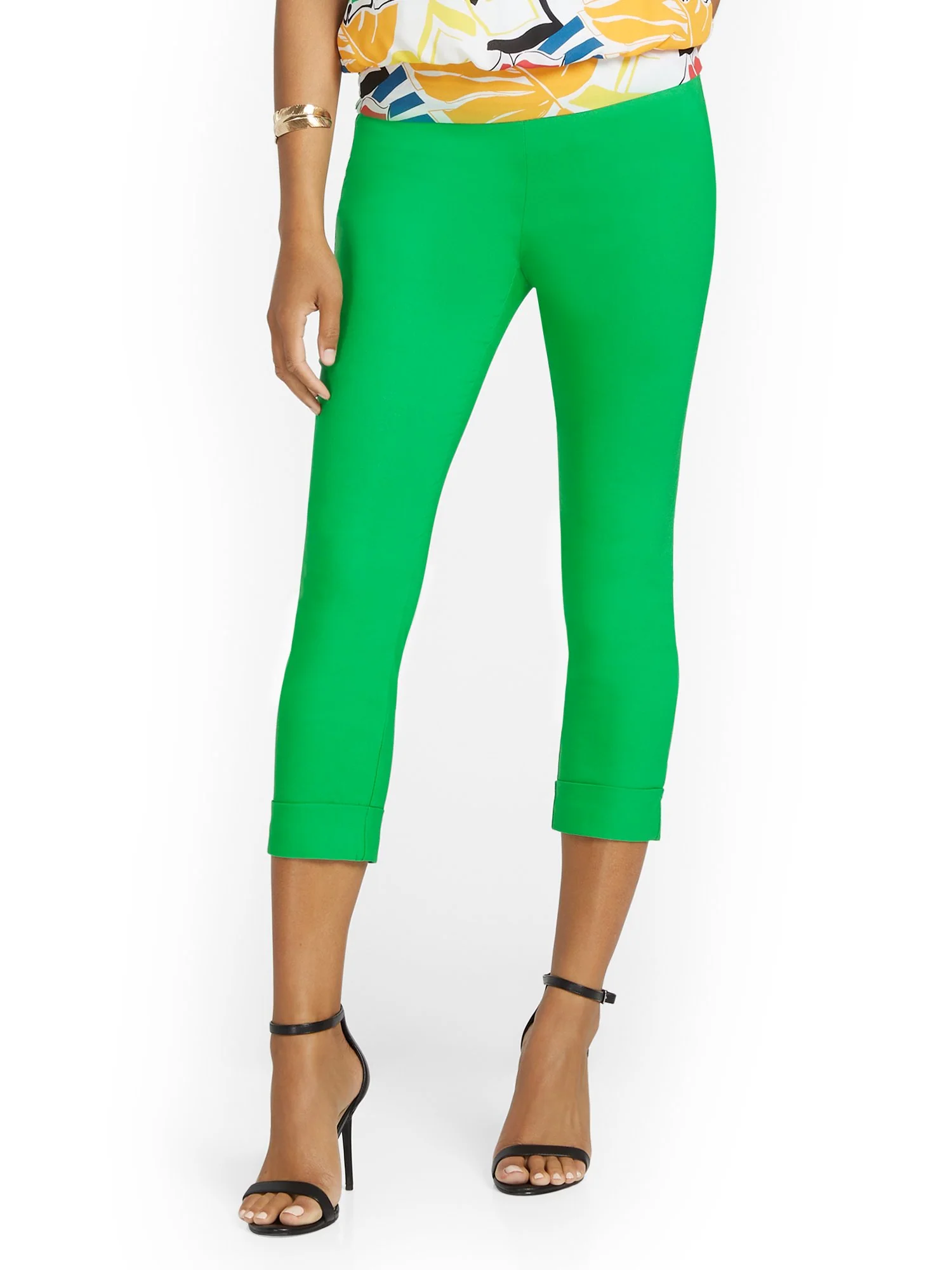 Tall Whitney High-Waisted Pull-On Slim-Leg Capri Pant - Image 15