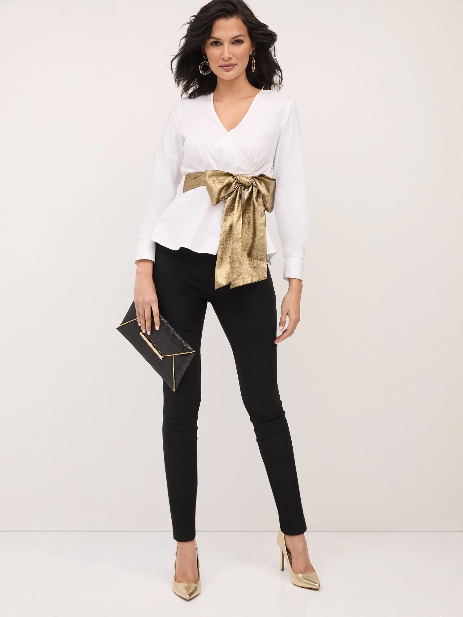 Tall Whitney High-Waisted Pull-On Slim-Leg Pant