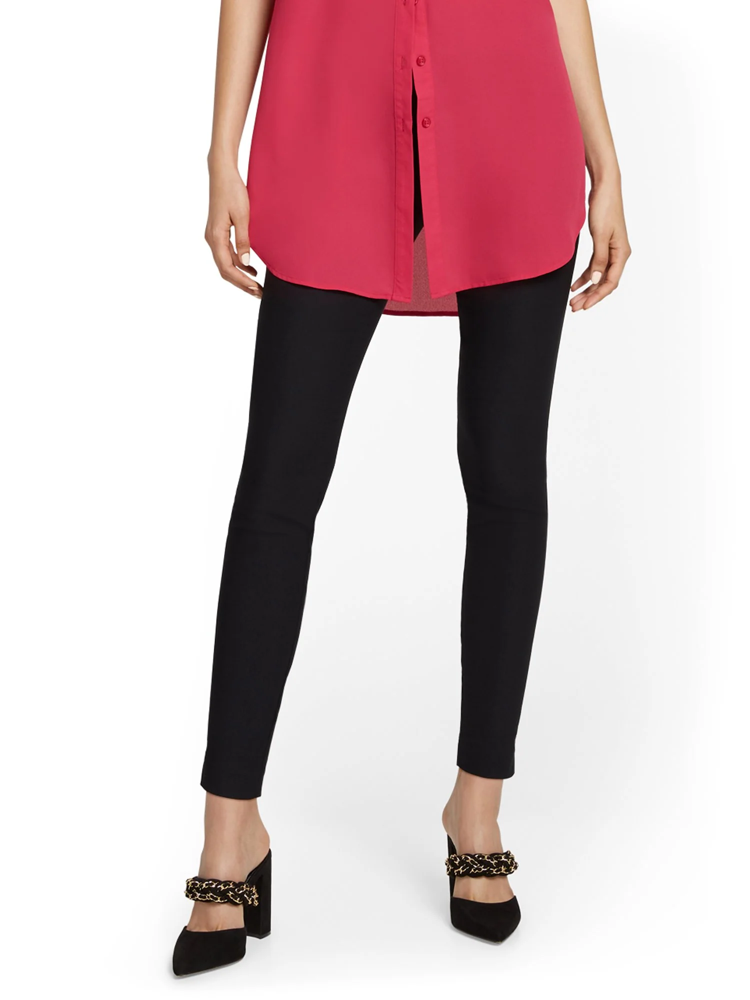 Tall Whitney High-Waisted Pull-On Slim-Leg Pant - Image 2