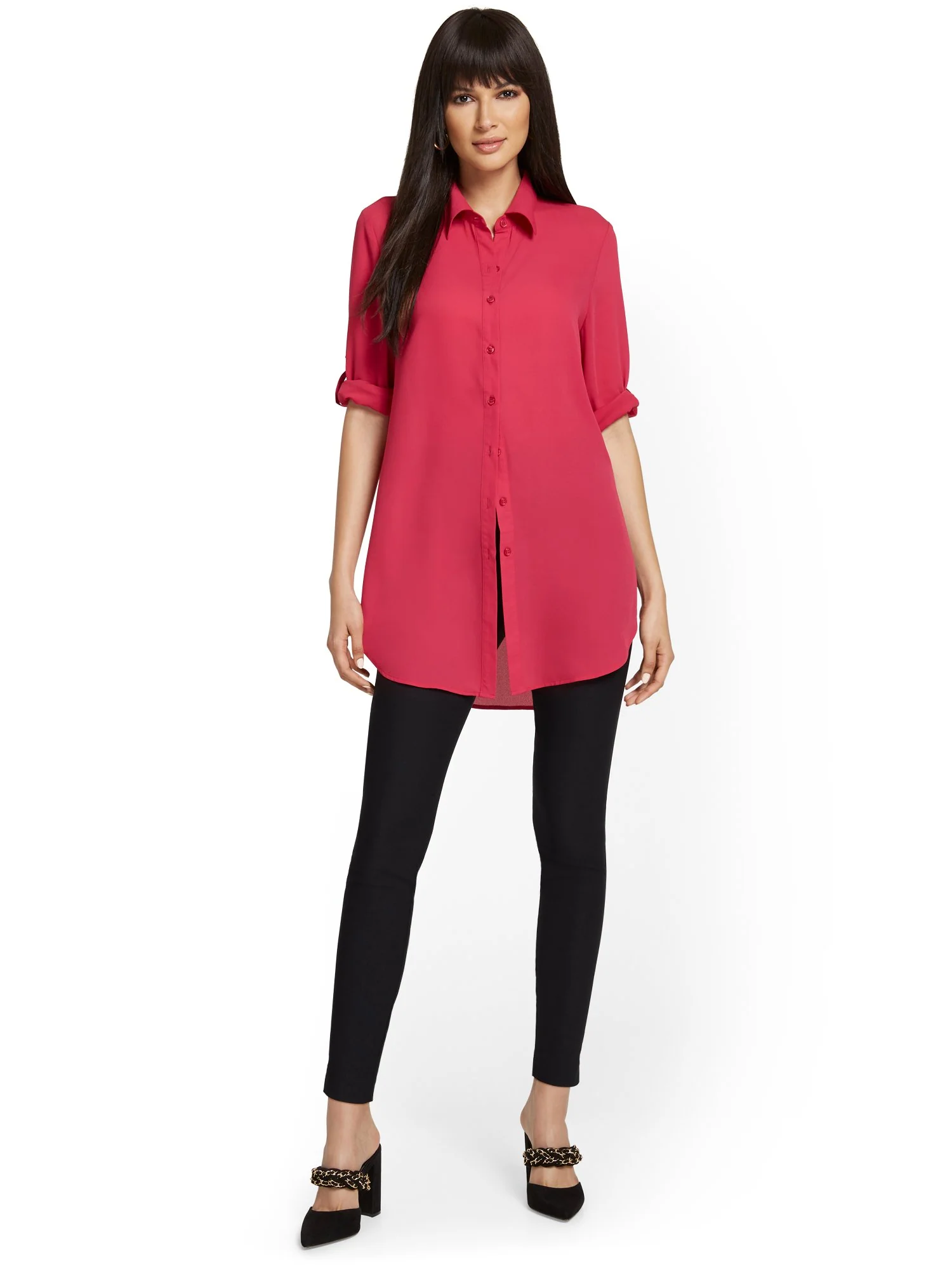 Tall Whitney High-Waisted Pull-On Slim-Leg Pant - Image 4