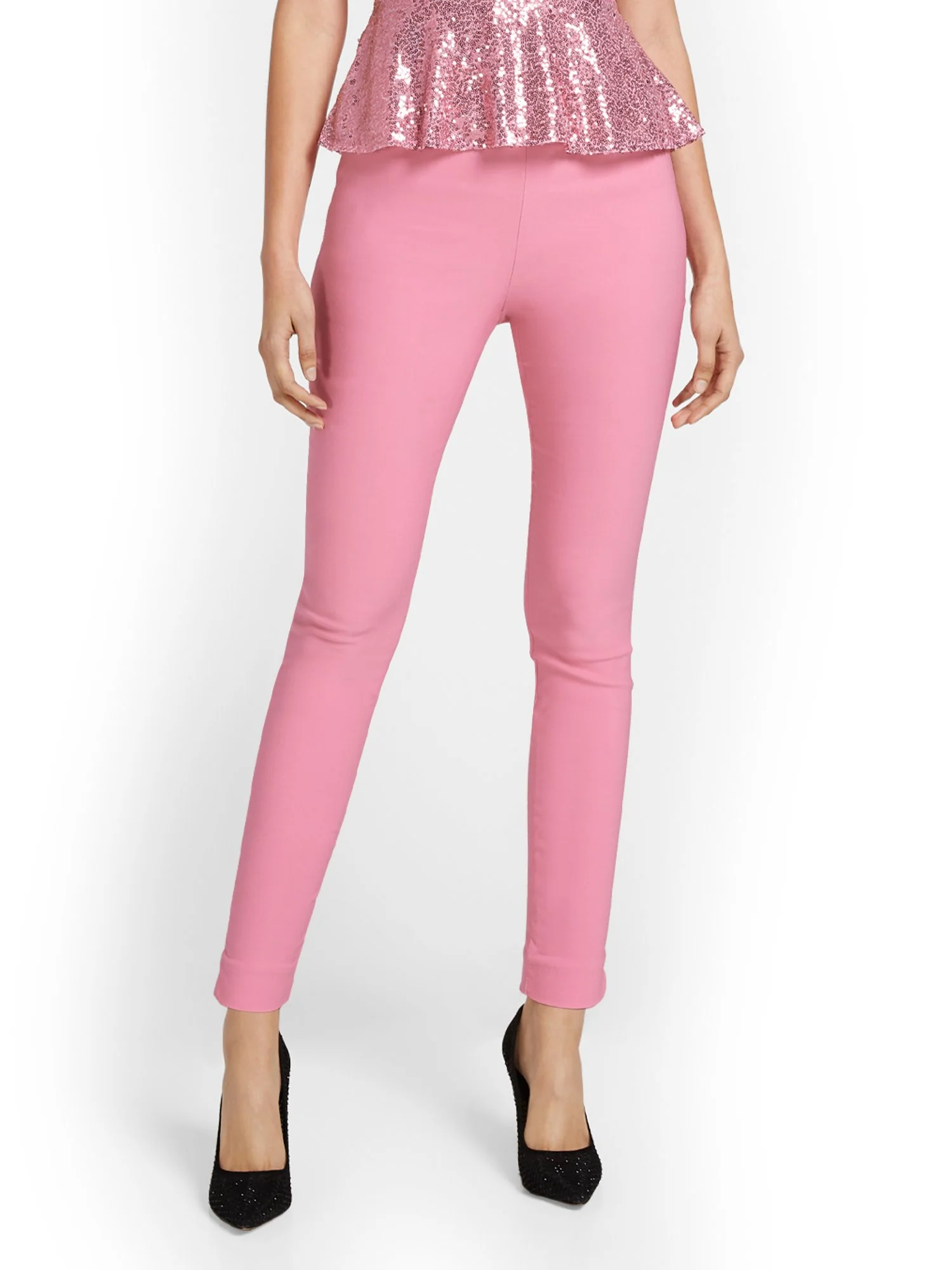 Tall Whitney High-Waisted Pull-On Slim-Leg Pant - Image 7