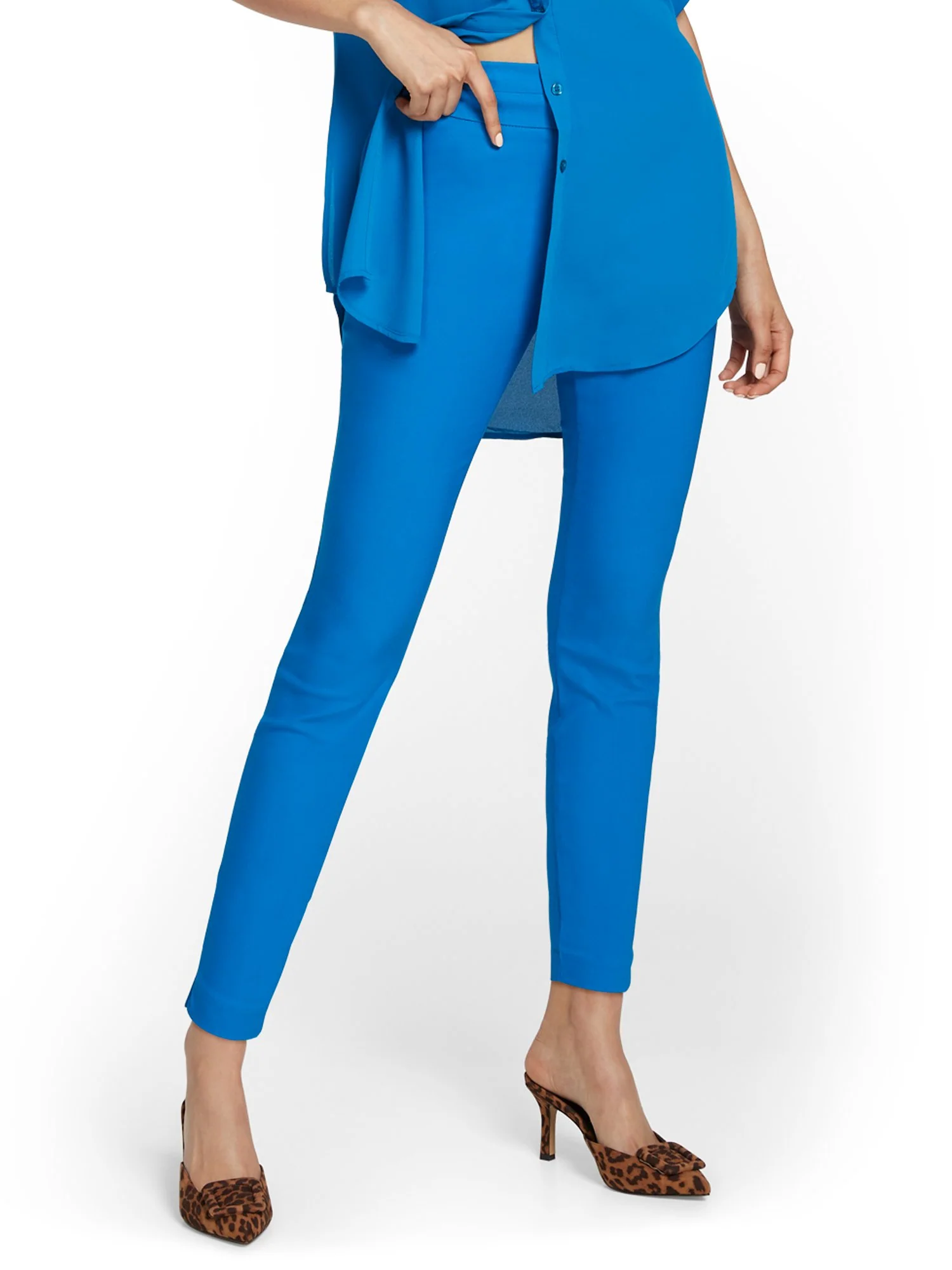 Tall Whitney High-Waisted Pull-On Slim-Leg Pant - Image 9