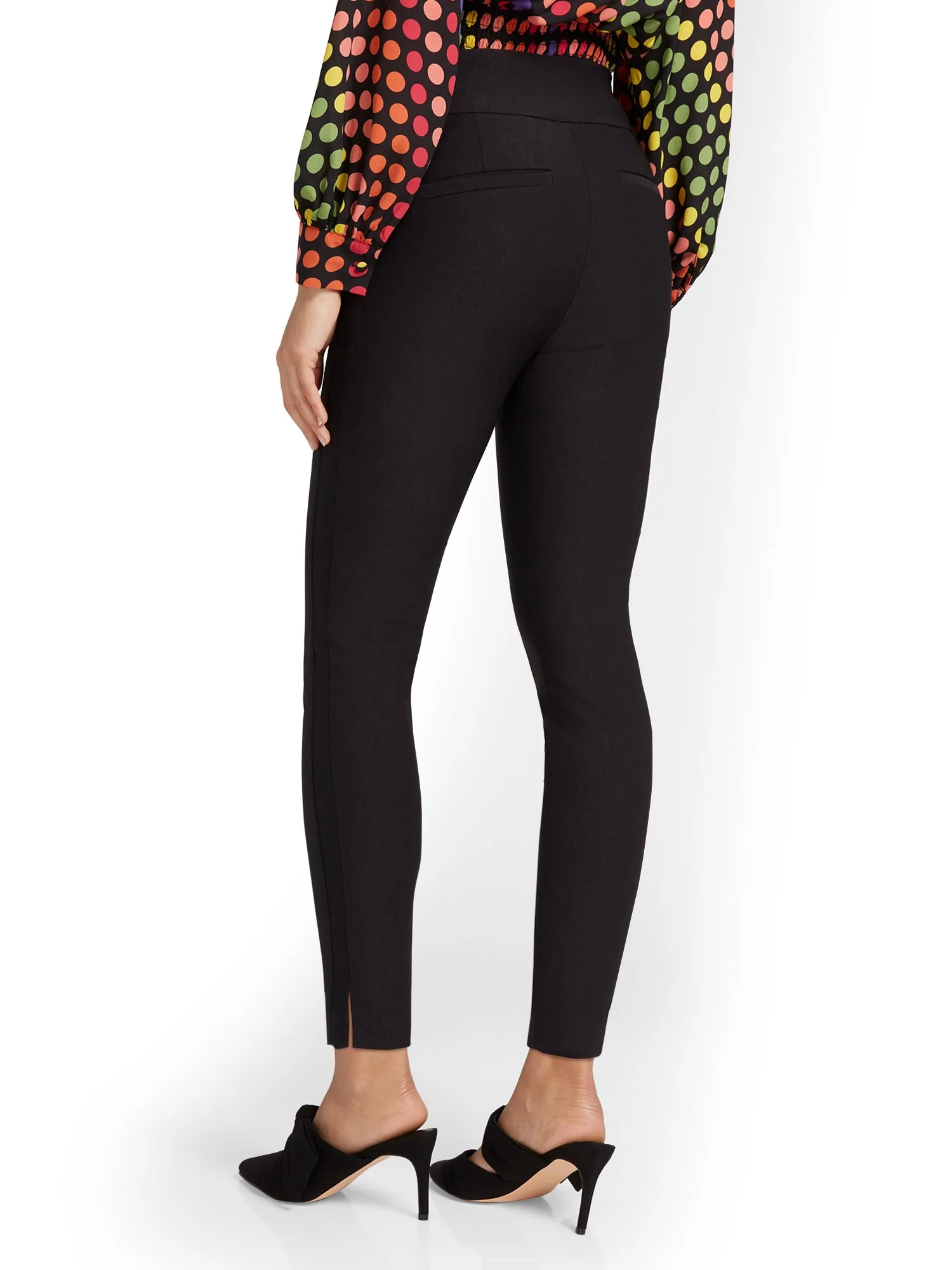 Tall Whitney High-Waisted Tummy Control Pull-On Slim-Leg Ankle Pant - Image 3