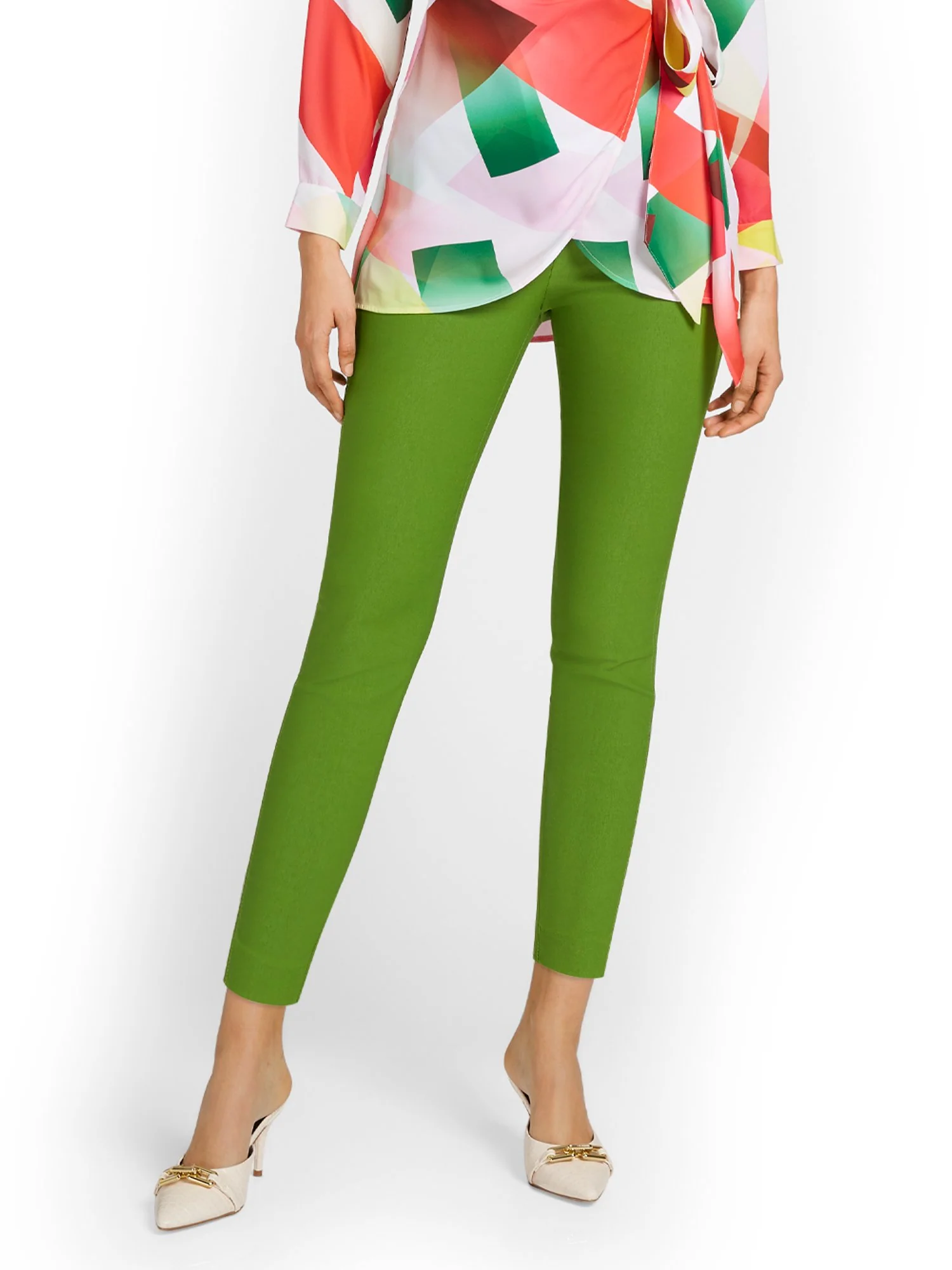 Tall Whitney High-Waisted Tummy Control Pull-On Slim-Leg Ankle Pant - Image 7