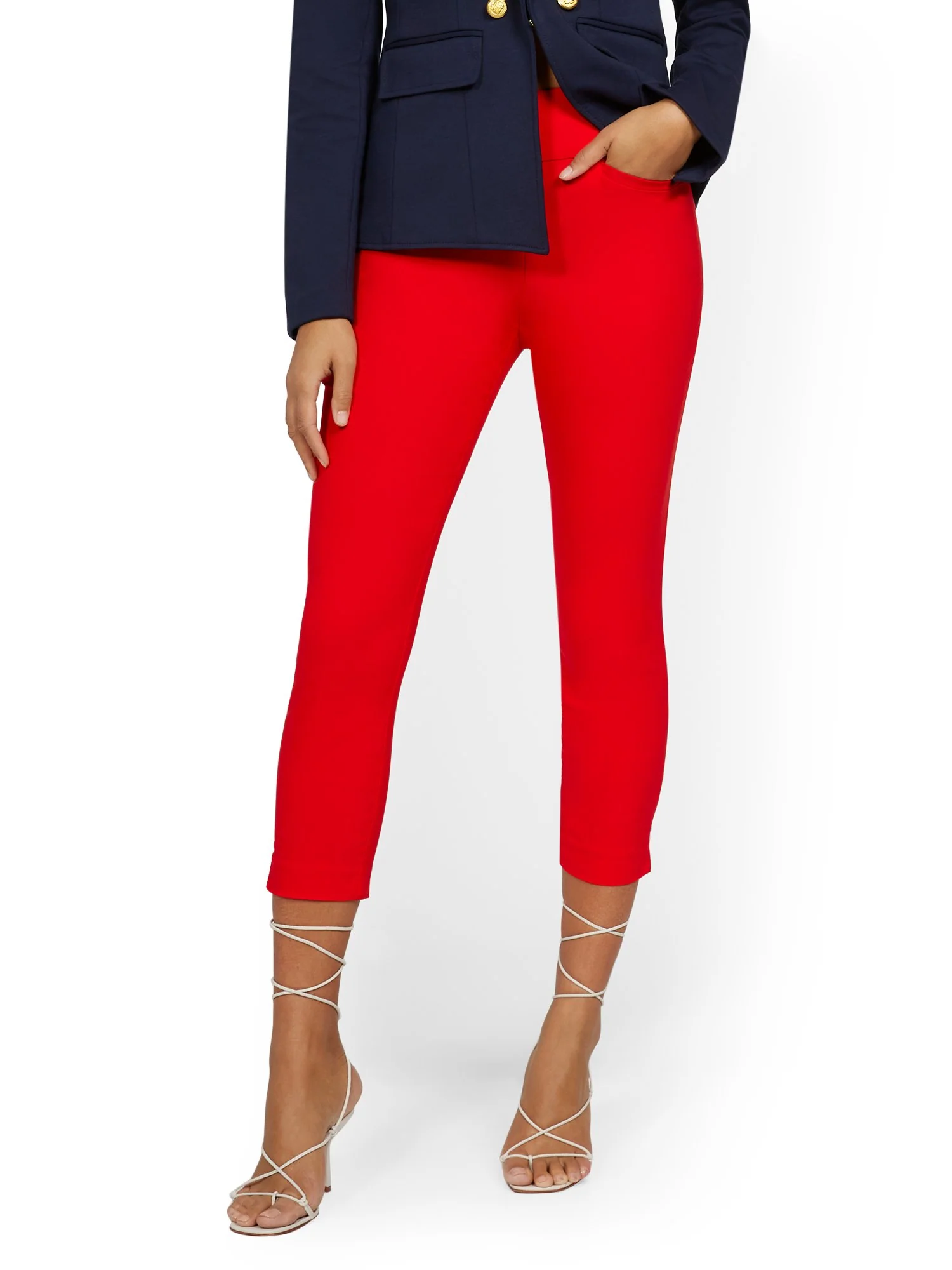 Tall Whitney High-Waisted Tummy Control Pull-On Slim-Leg Capri Pant - Image 13