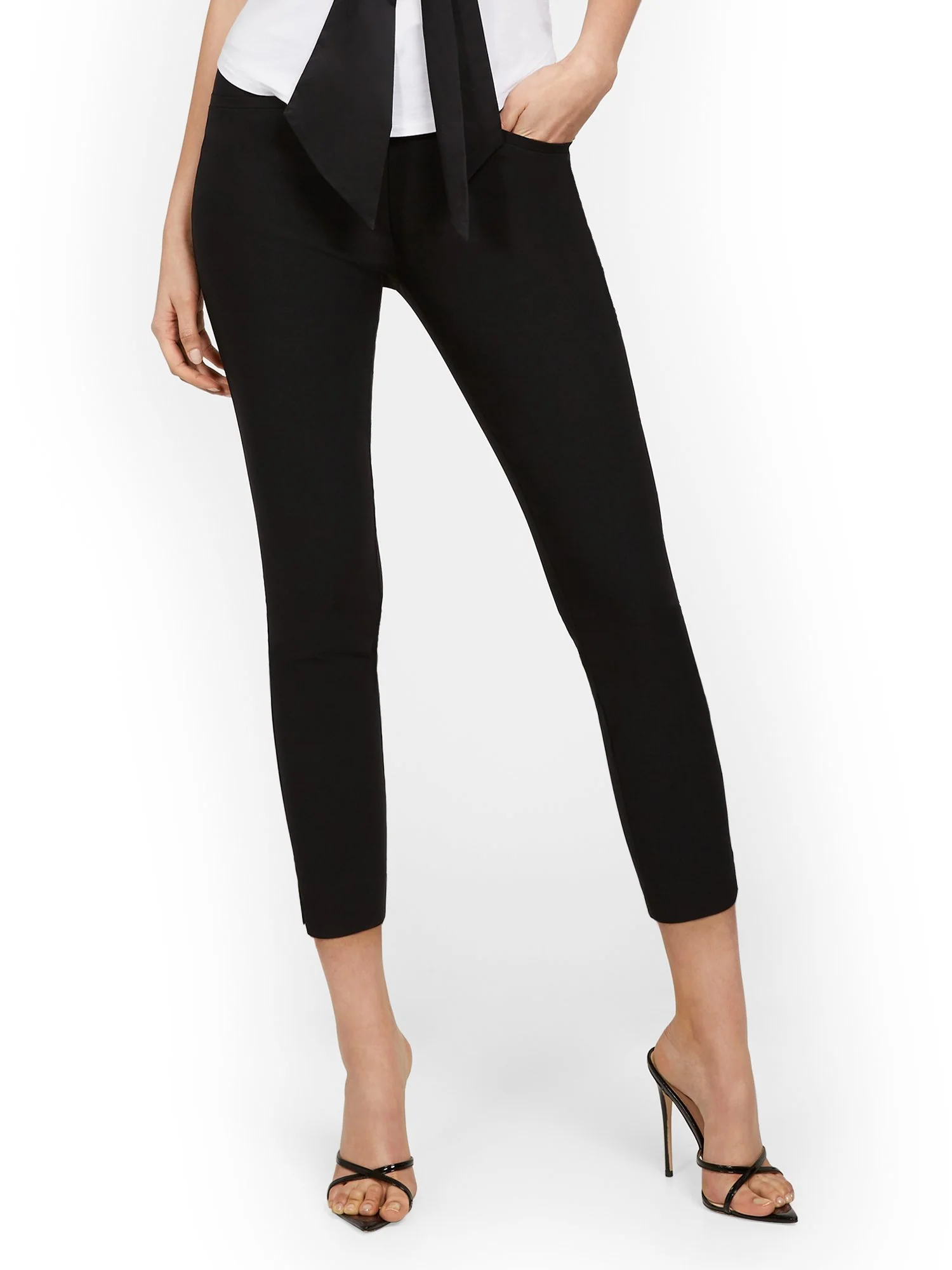 Tall Whitney High-Waisted Tummy Control Pull-On Slim-Leg Capri Pant - Image 2