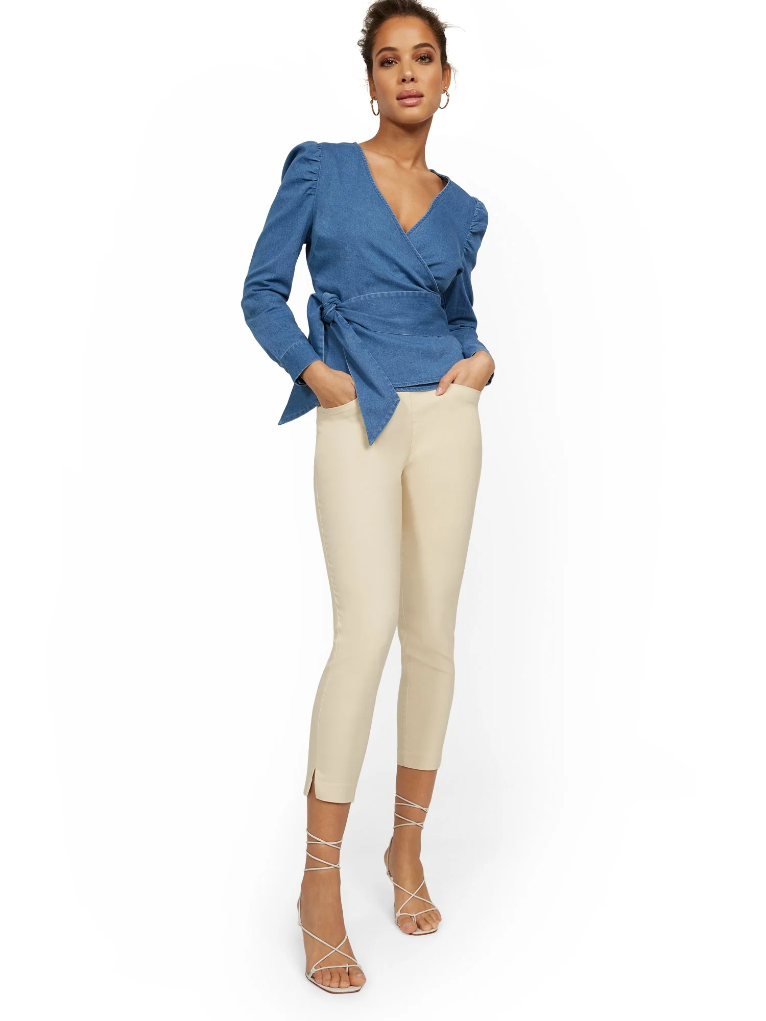 Tall Whitney High-Waisted Tummy Control Pull-On Slim-Leg Capri Pant - Image 7