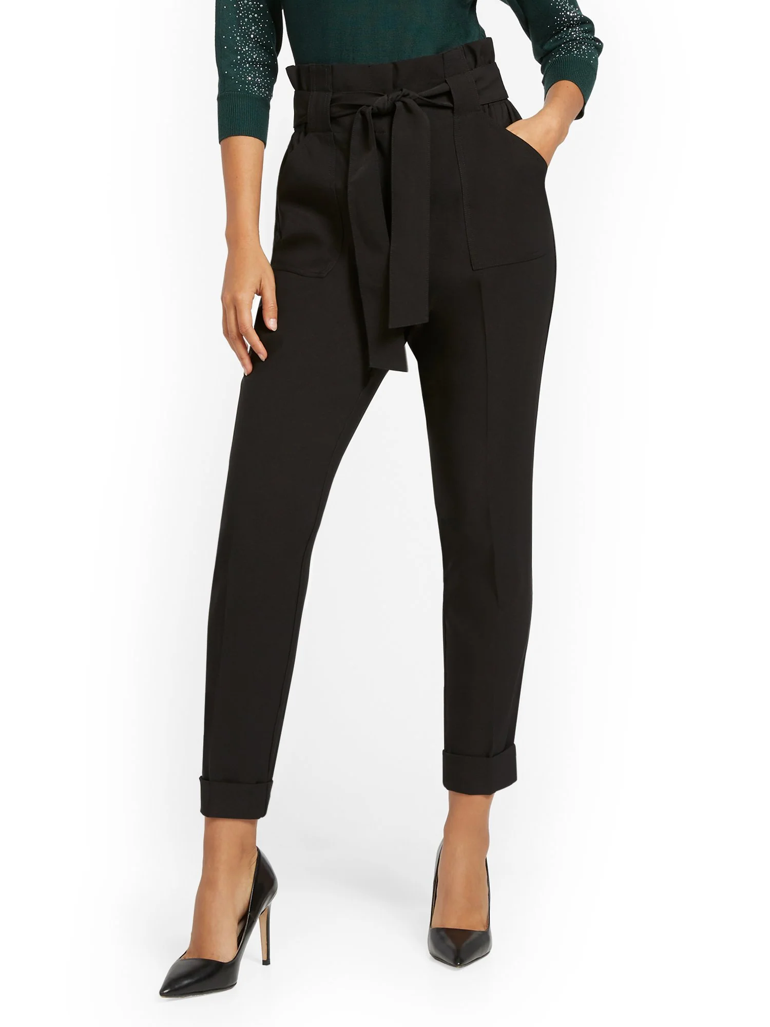 Tapered Leg Ankle Pant - Image 2