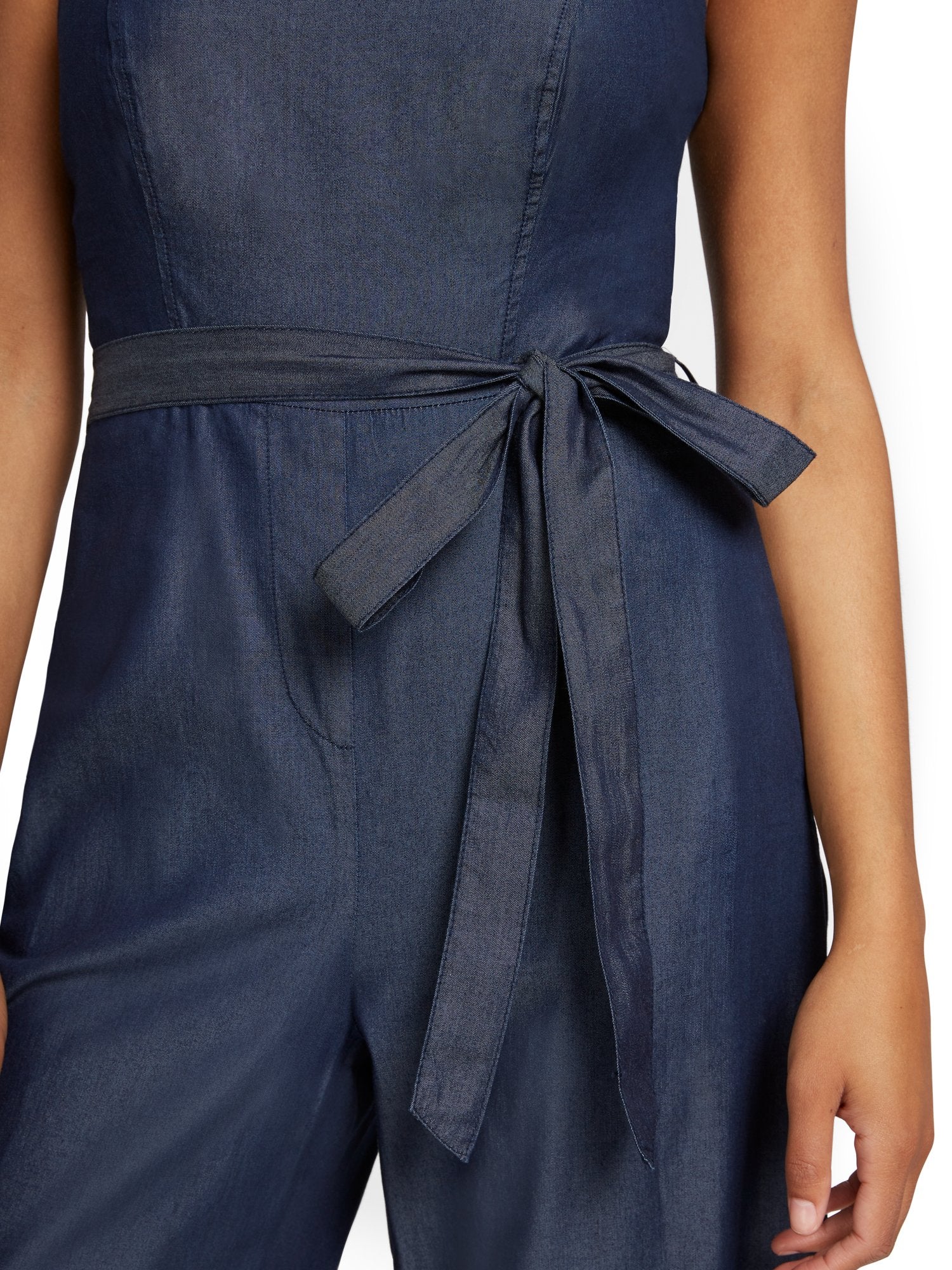 Tencel Wide-Leg Jumpsuit - Image 4