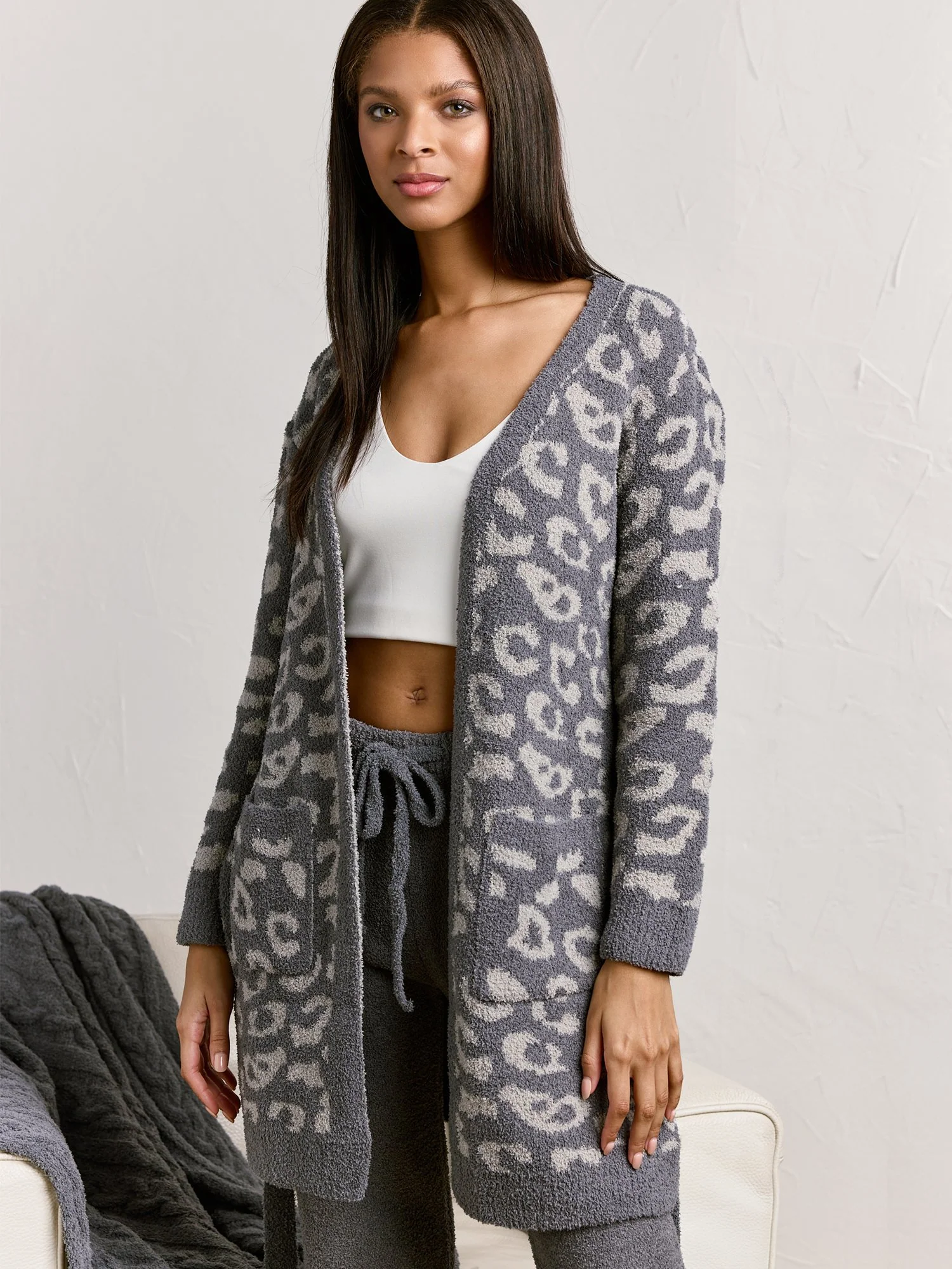 Comfy Luxe Terry Leopard Belted Robe - Brands We Love - Image 2