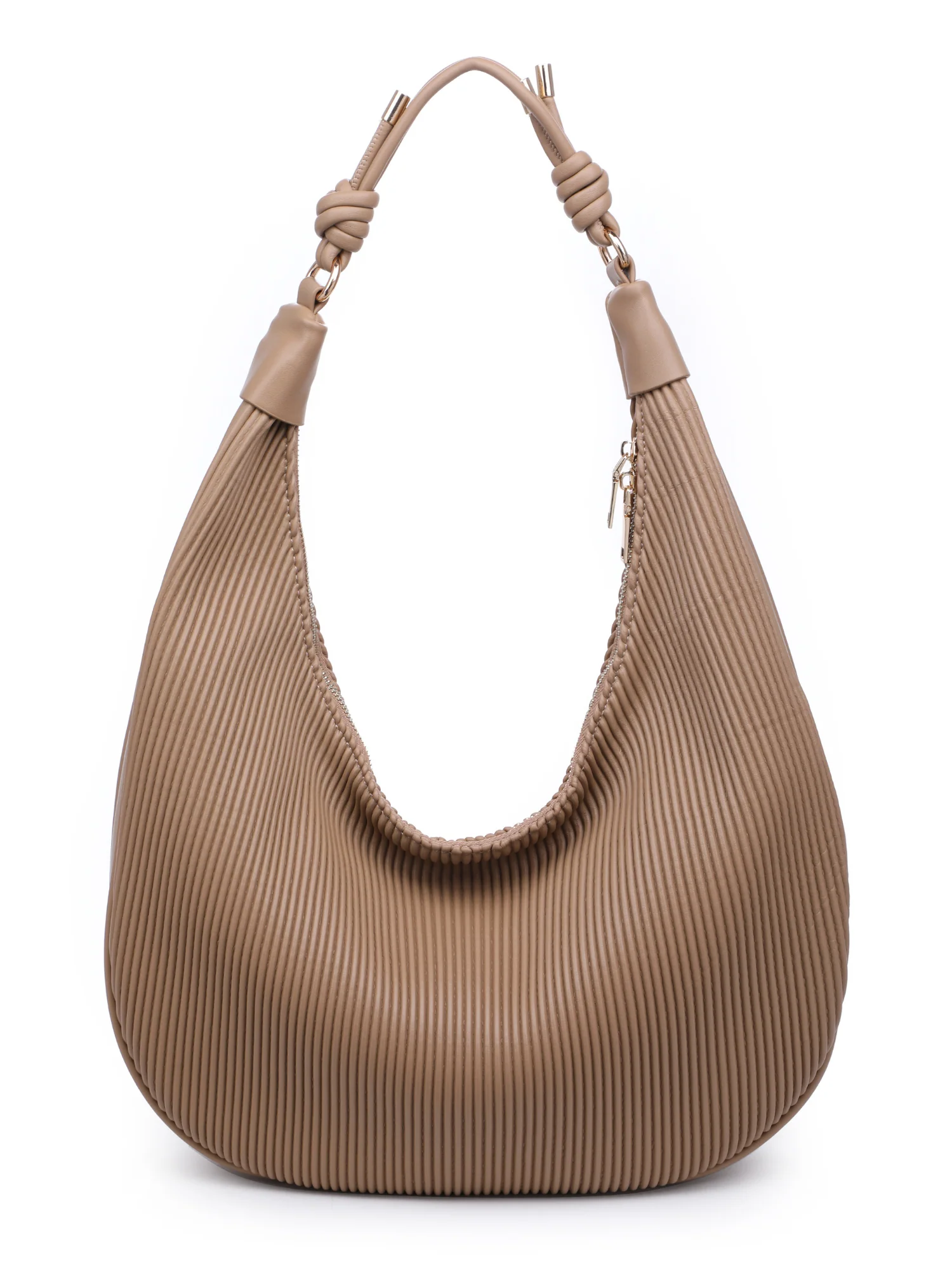 Textured Knot Hobo Bag - Urban Expressions - Image 12