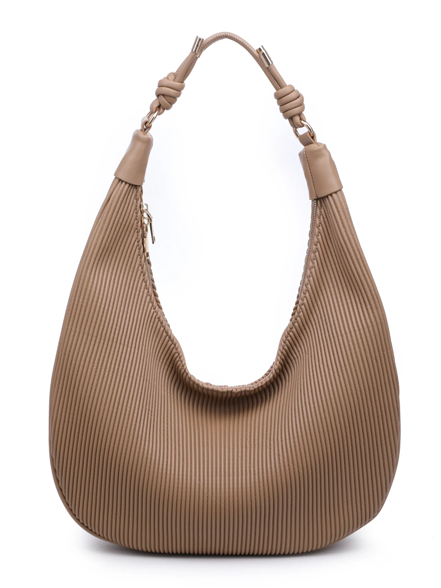 Textured Knot Hobo Bag - Urban Expressions - Image 8