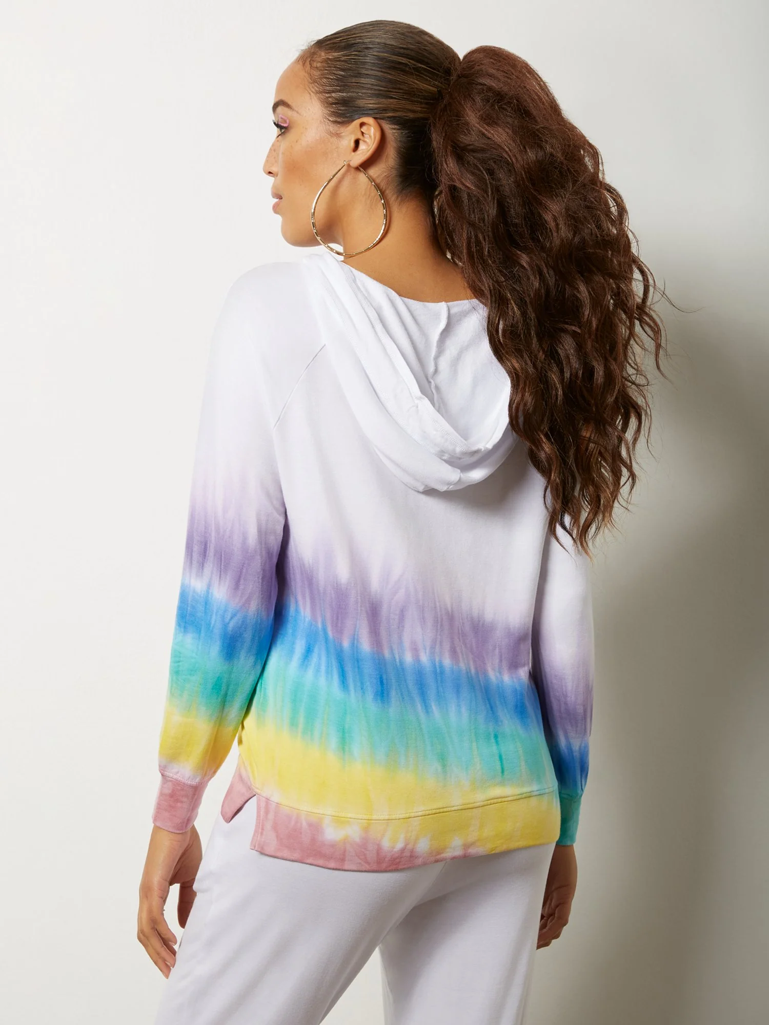 Tie-Dye Drawstring Hoodie - Image 3