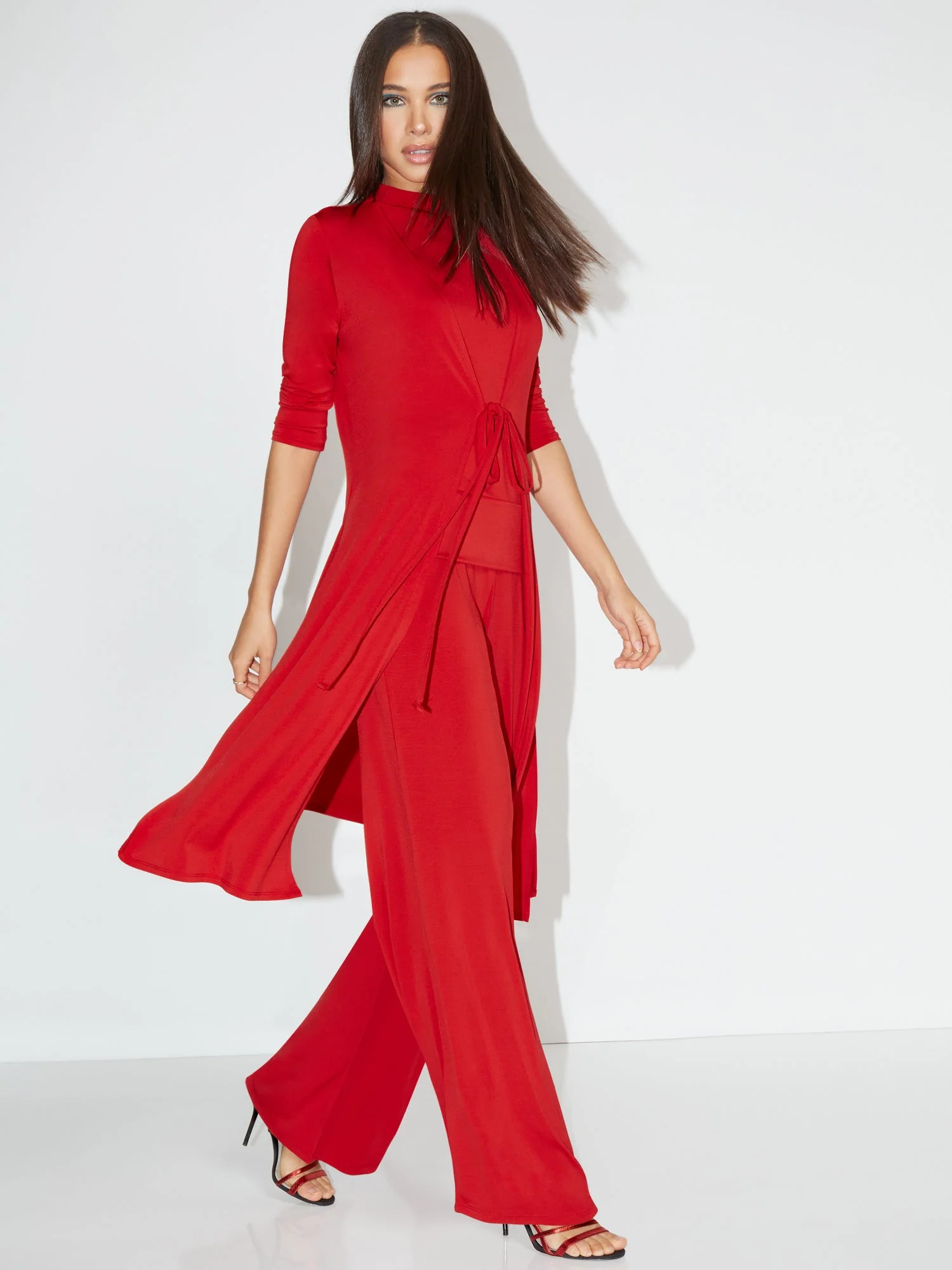 Tie-Front Duster Cardigan - NY&C Style System - Image 9