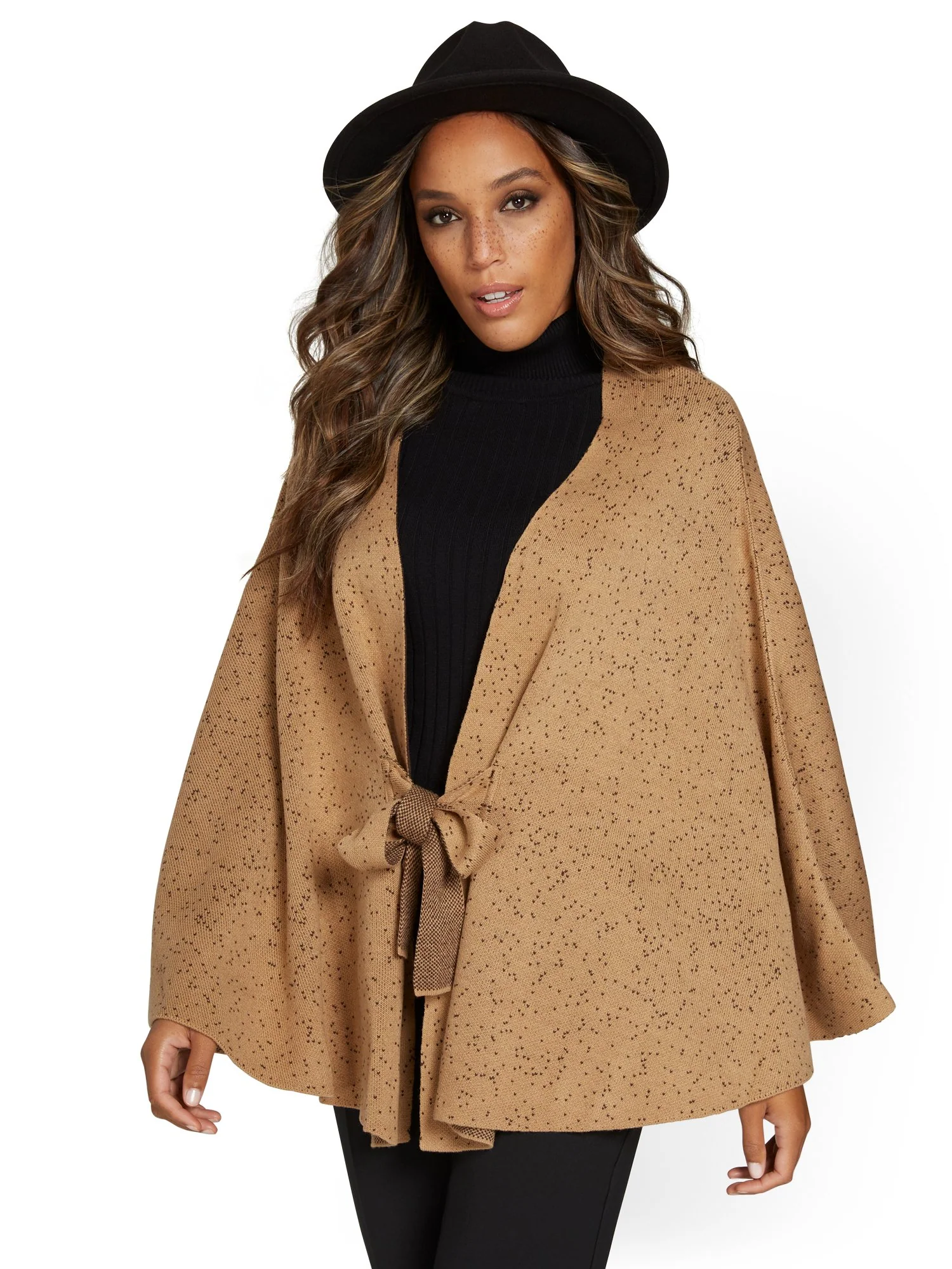 Tie-Front Poncho - Image 5