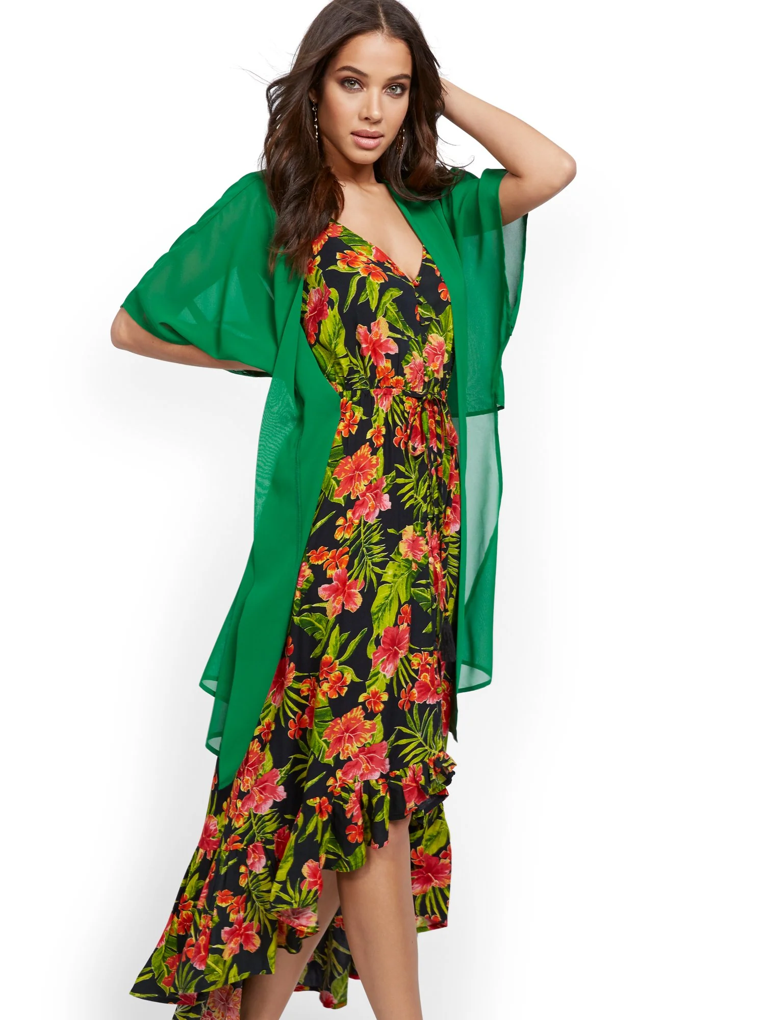 Tie-Front Scarf Top - Image 7