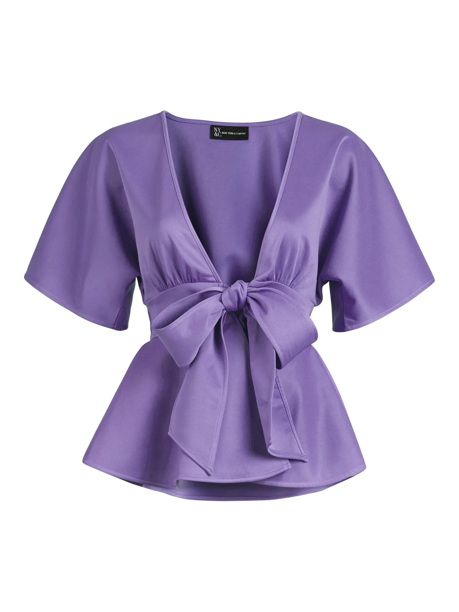 Tie-Front Wrap Top - Image 3