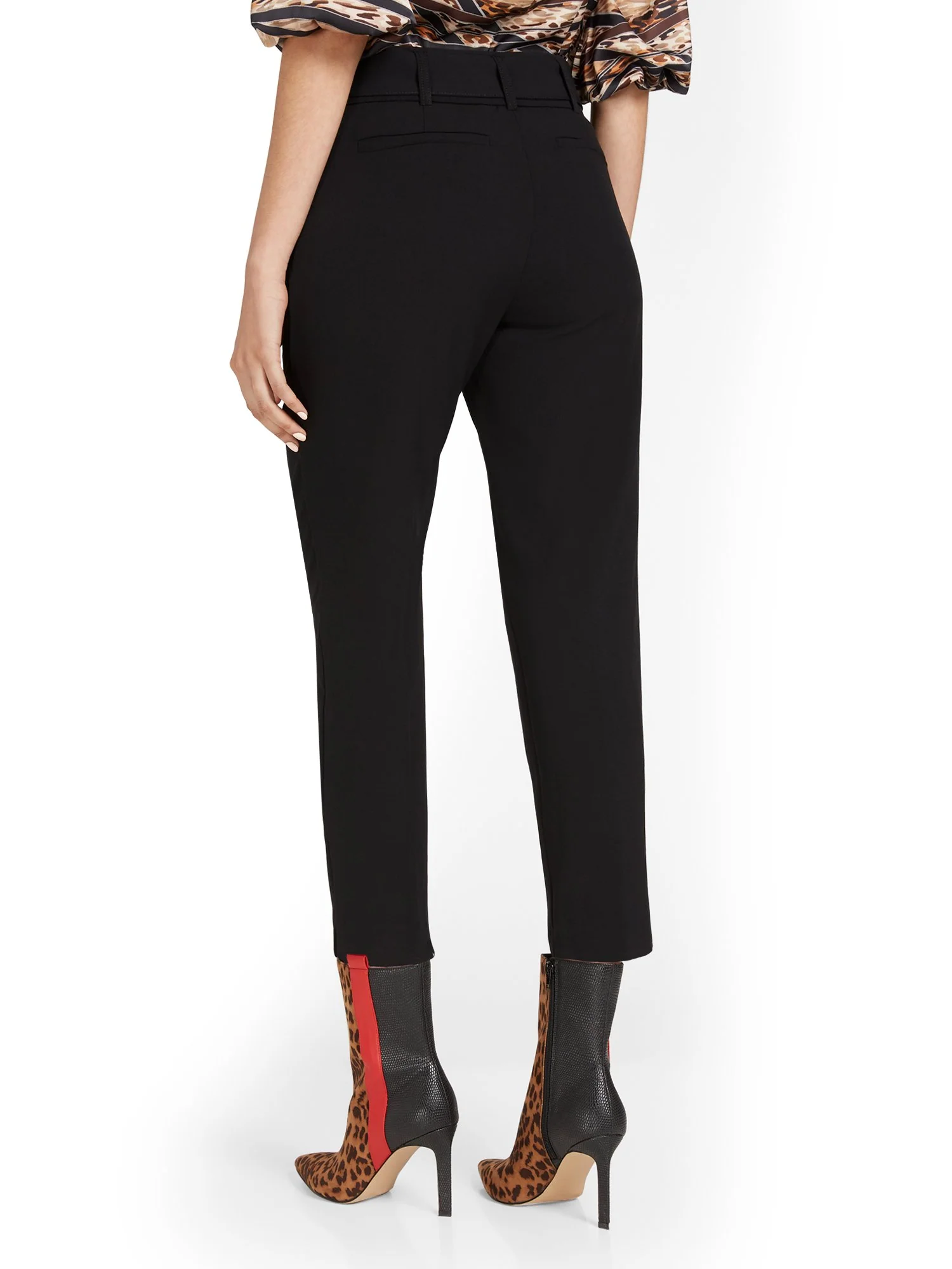Tie-Waist Ankle Pant - Essential Stretch - Image 3