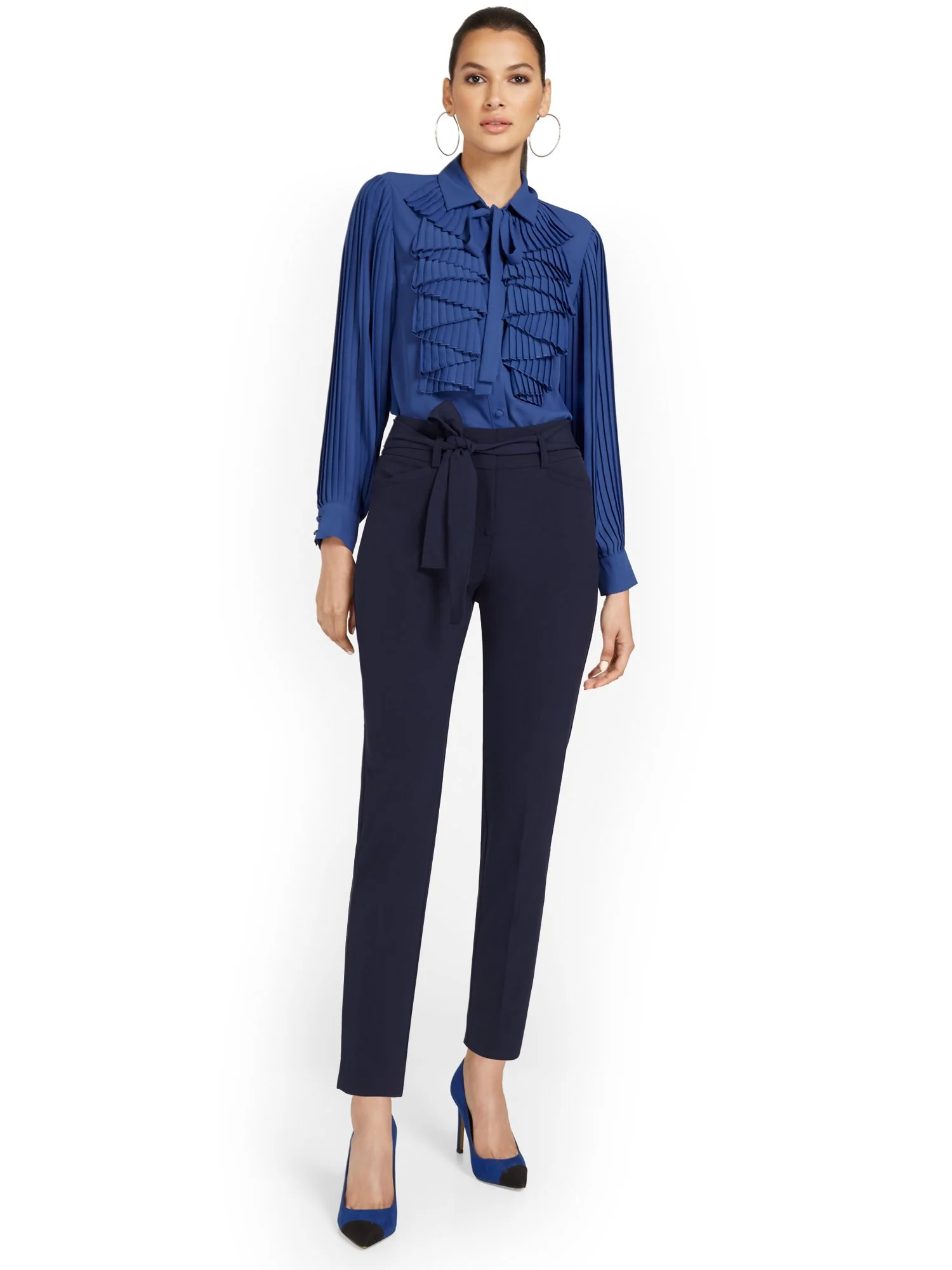 Tie-Waist Ankle Pant - Essential Stretch - Image 8