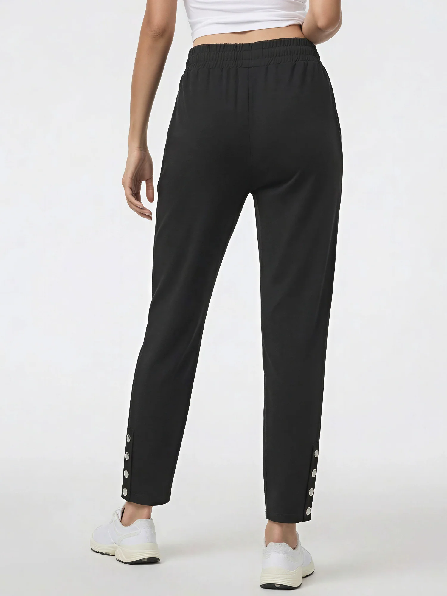 Tie Waist Exposed Pocket Jogger - Image 4