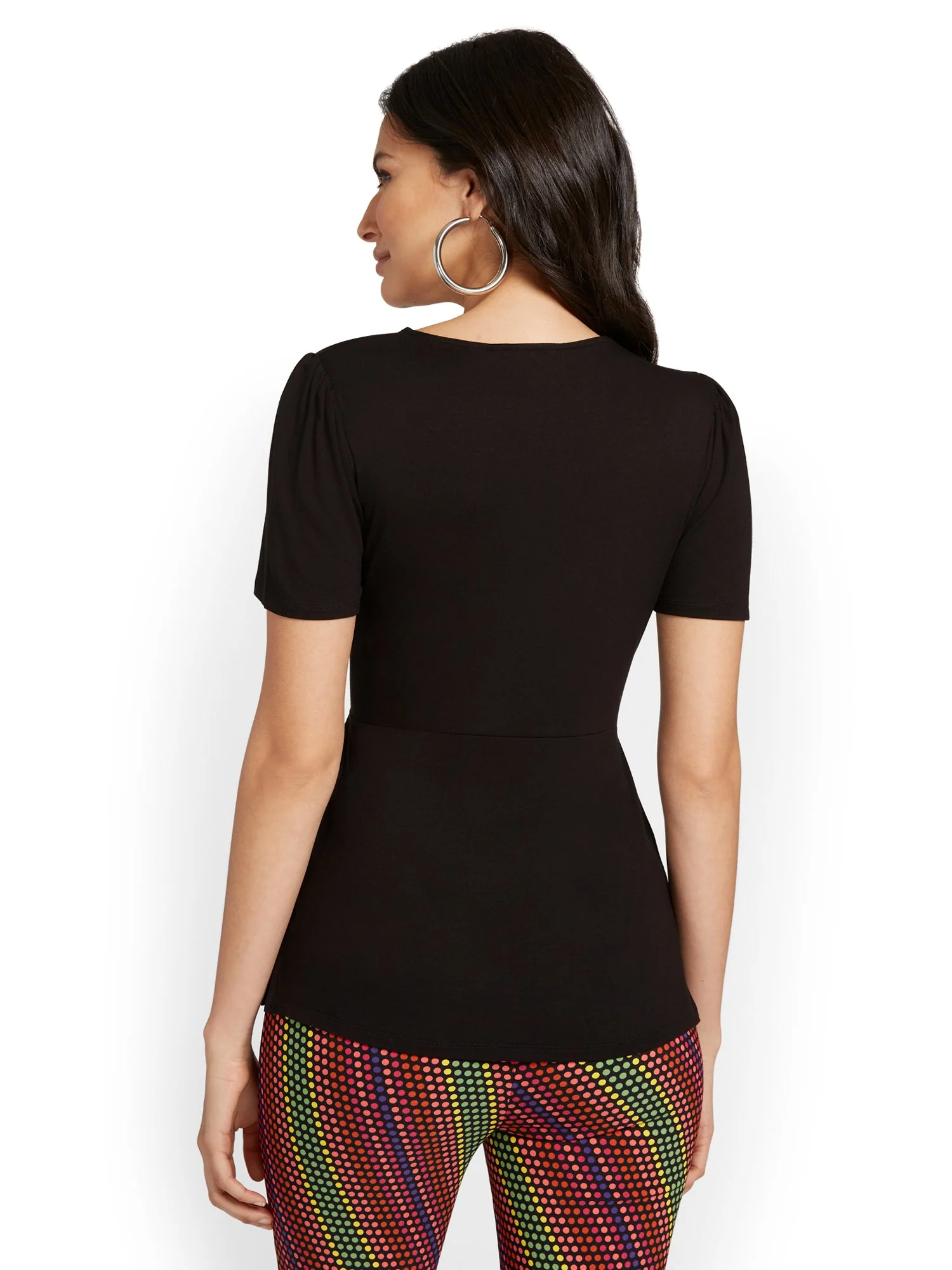 Tie-Waist Knit Top - Image 3