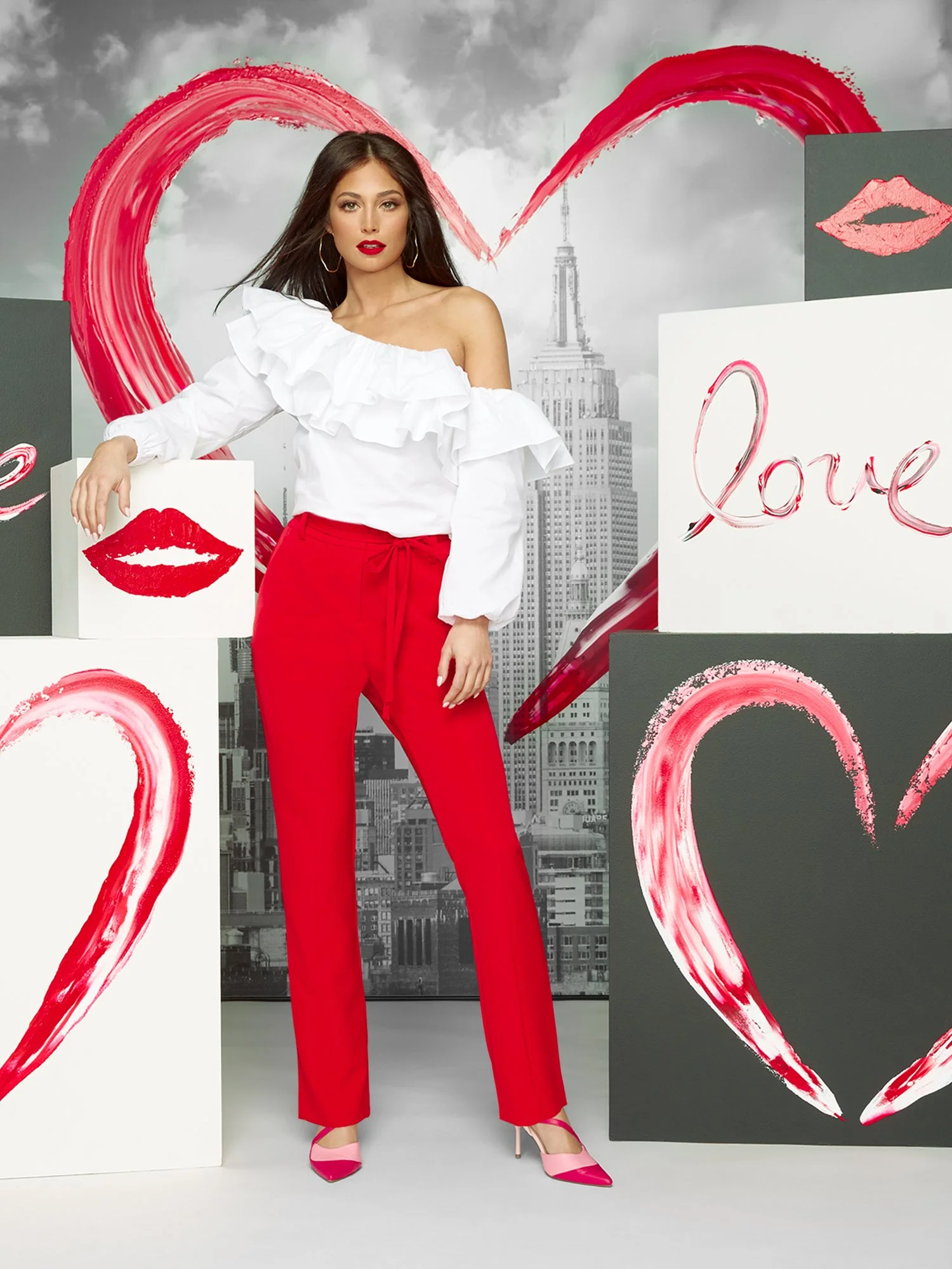 Tie-Waist Slim-Leg Pant - Image 2