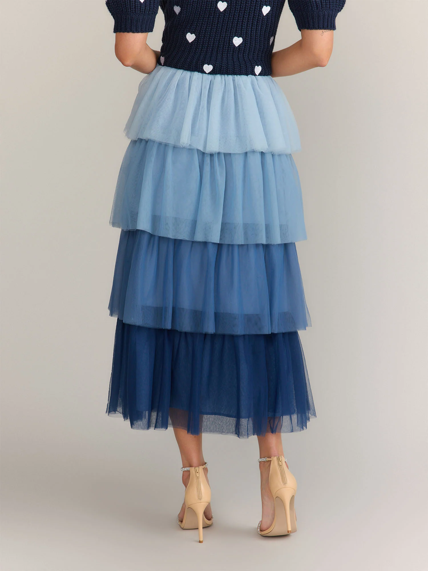 Lena Tiered High Rise Tulle Skirt - Brands We Love - Image 3