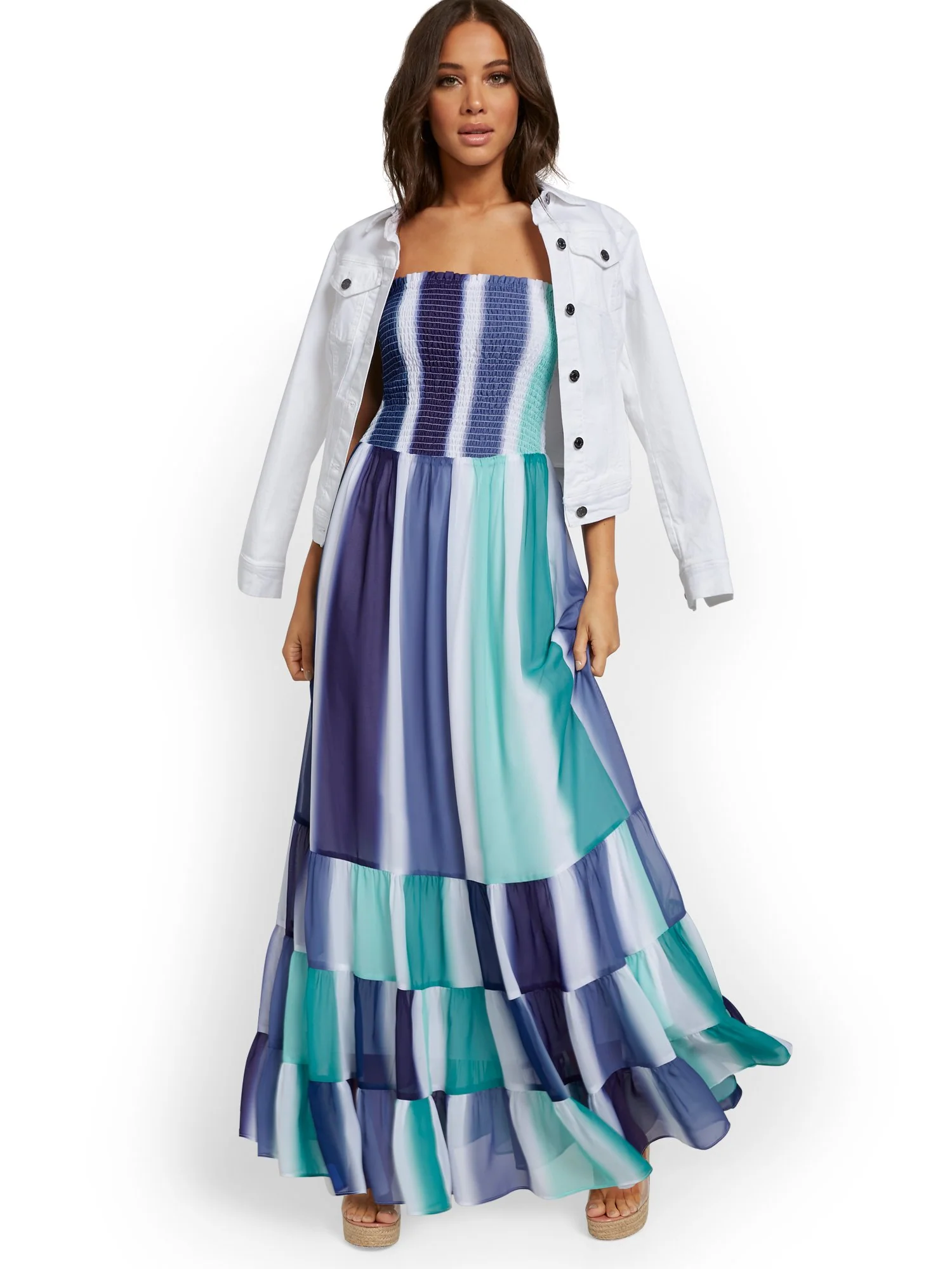 Tiered Maxi Dress - Image 8