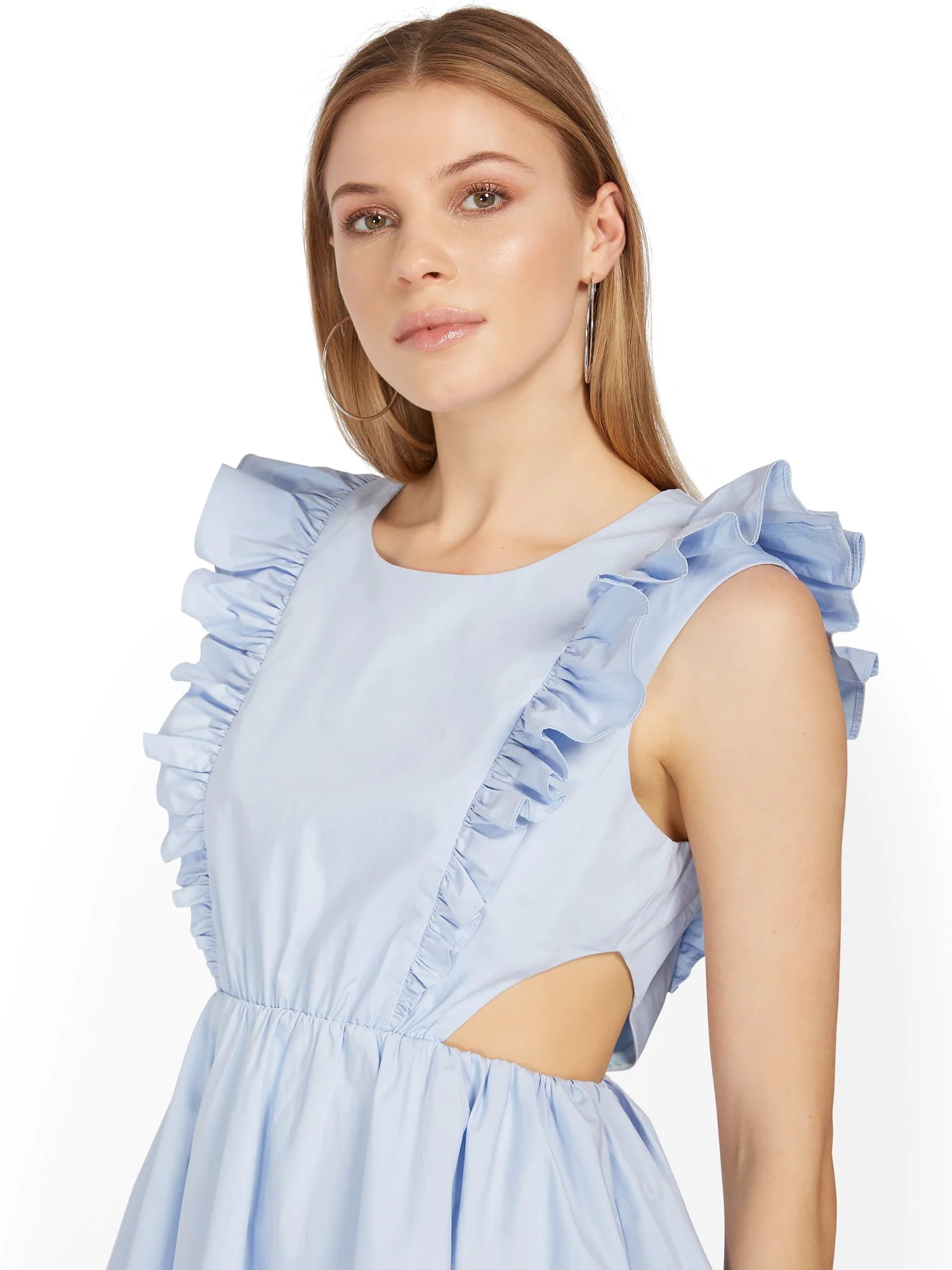 In The Beginning Tiered Scoopneck Ruffle Dress - Brands We Love - Image 3
