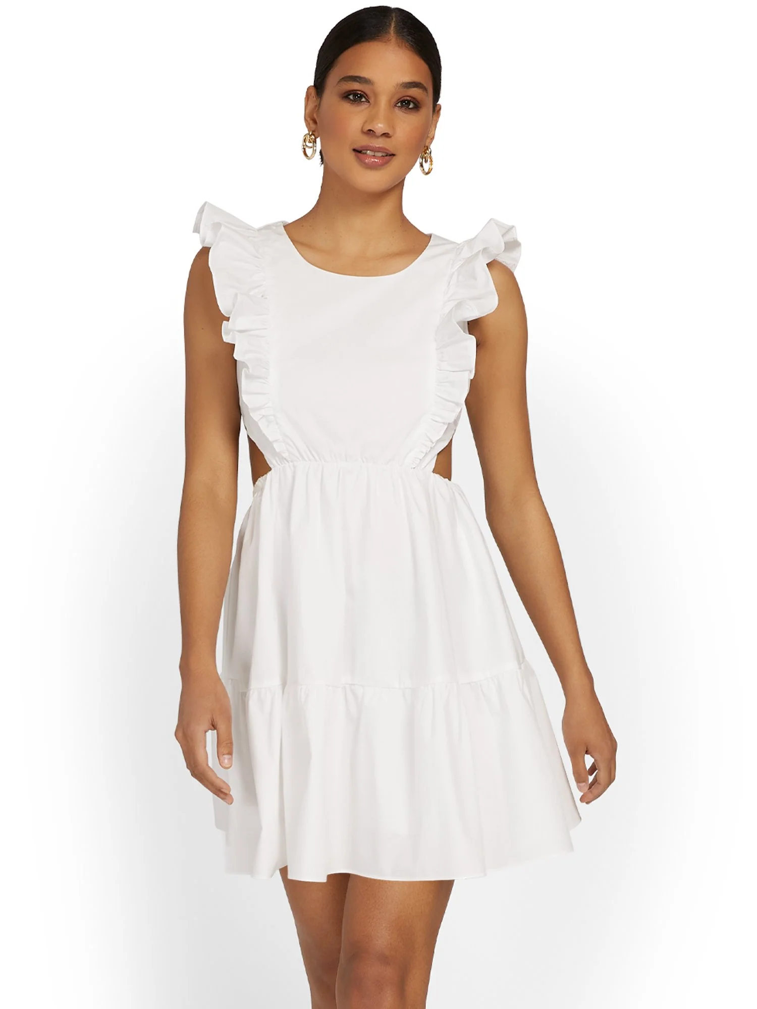 In The Beginning Tiered Scoopneck Ruffle Dress - Brands We Love - Image 7