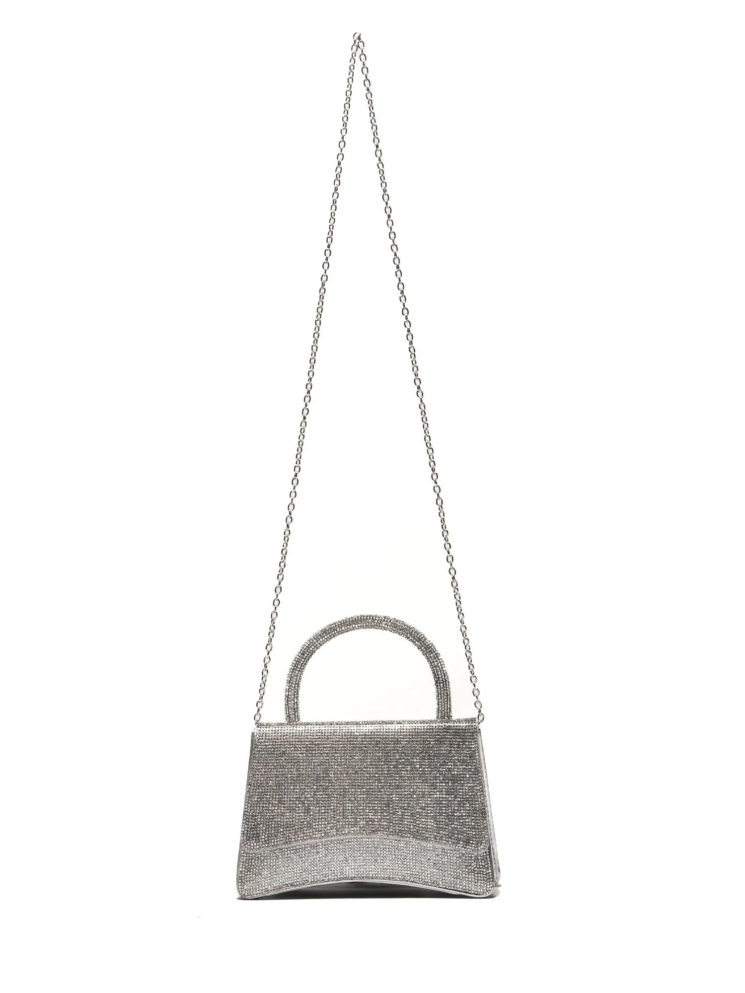 Top Handle Rhinestone Bag - Image 4