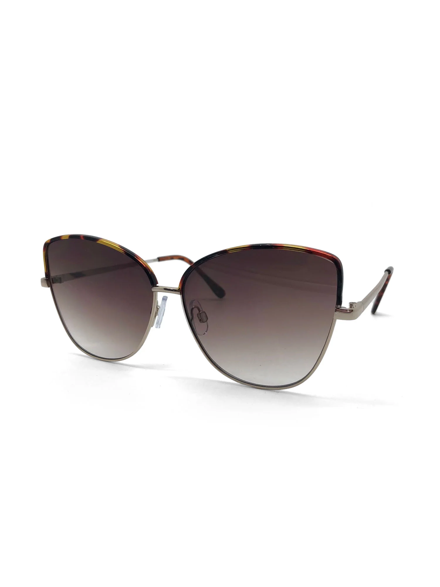Tortoise Metal Bar Sunglasses