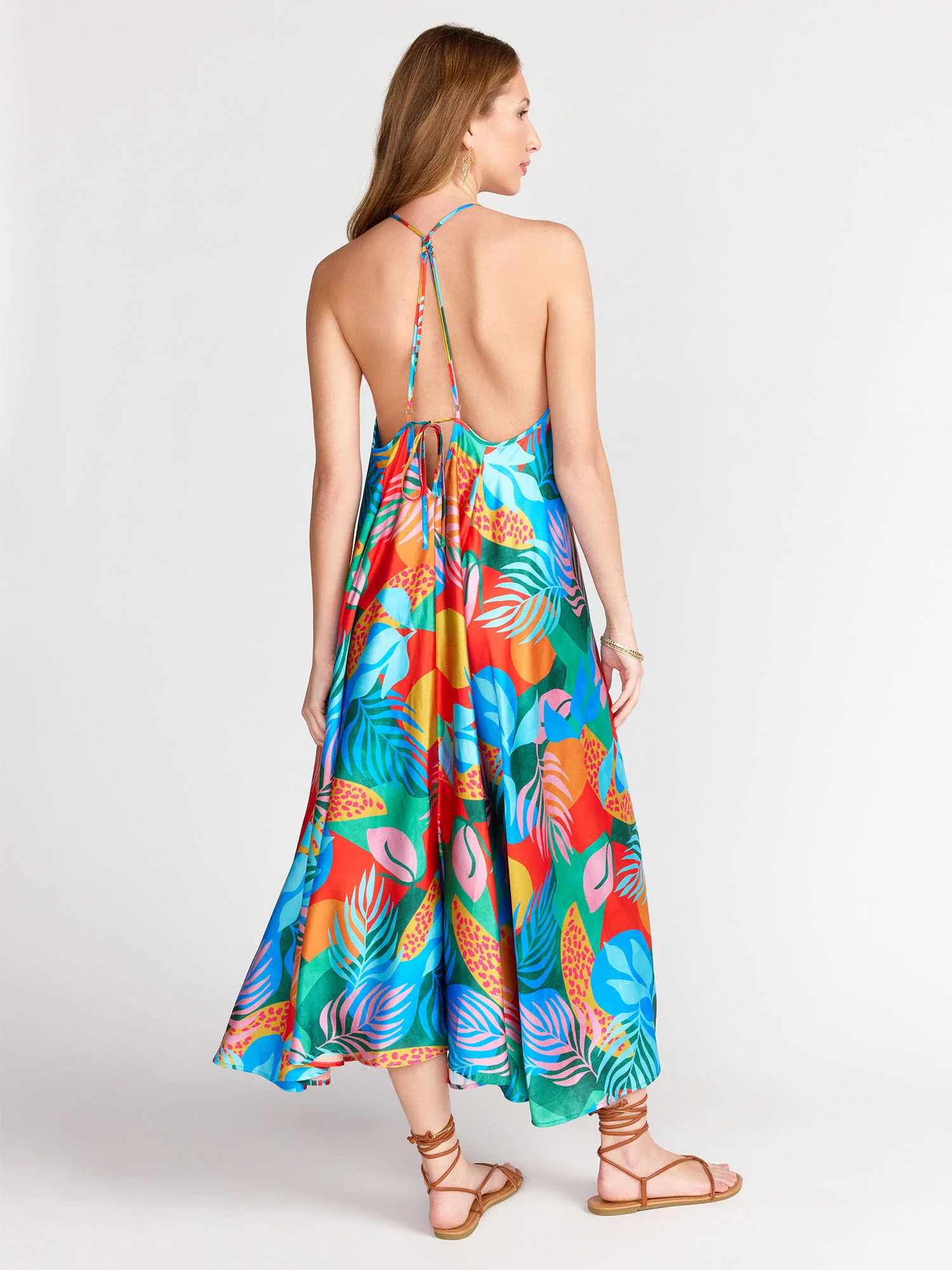 Tropical Print Slip Midi Dress - Dress Forum - Image 4
