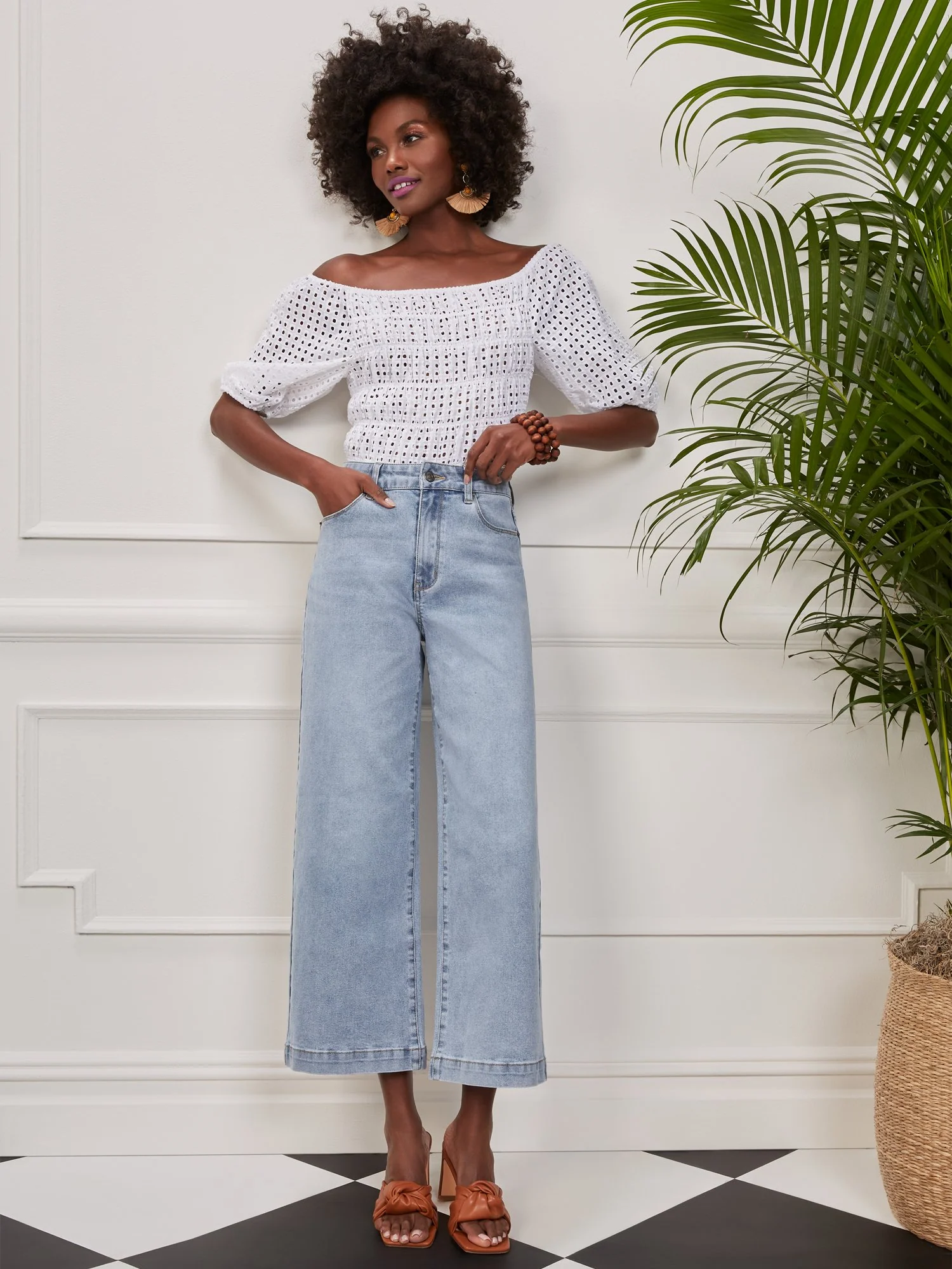 Ultra High-Waisted Wide-Leg Jeans - Image 2