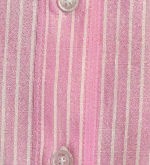 Utility Striped Two Pocket Linen Blend Button Down Shirt - Image 5