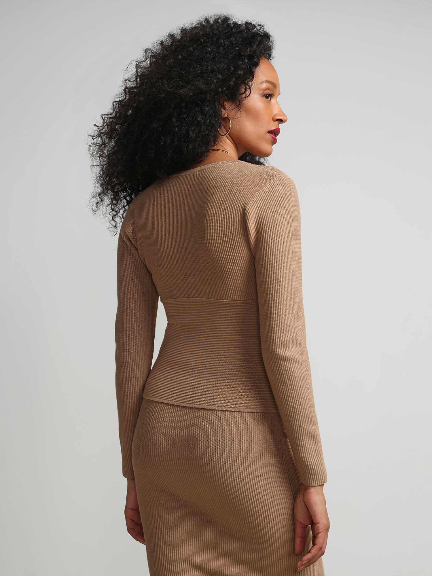 V-Neck Contour Sweater - Image 8