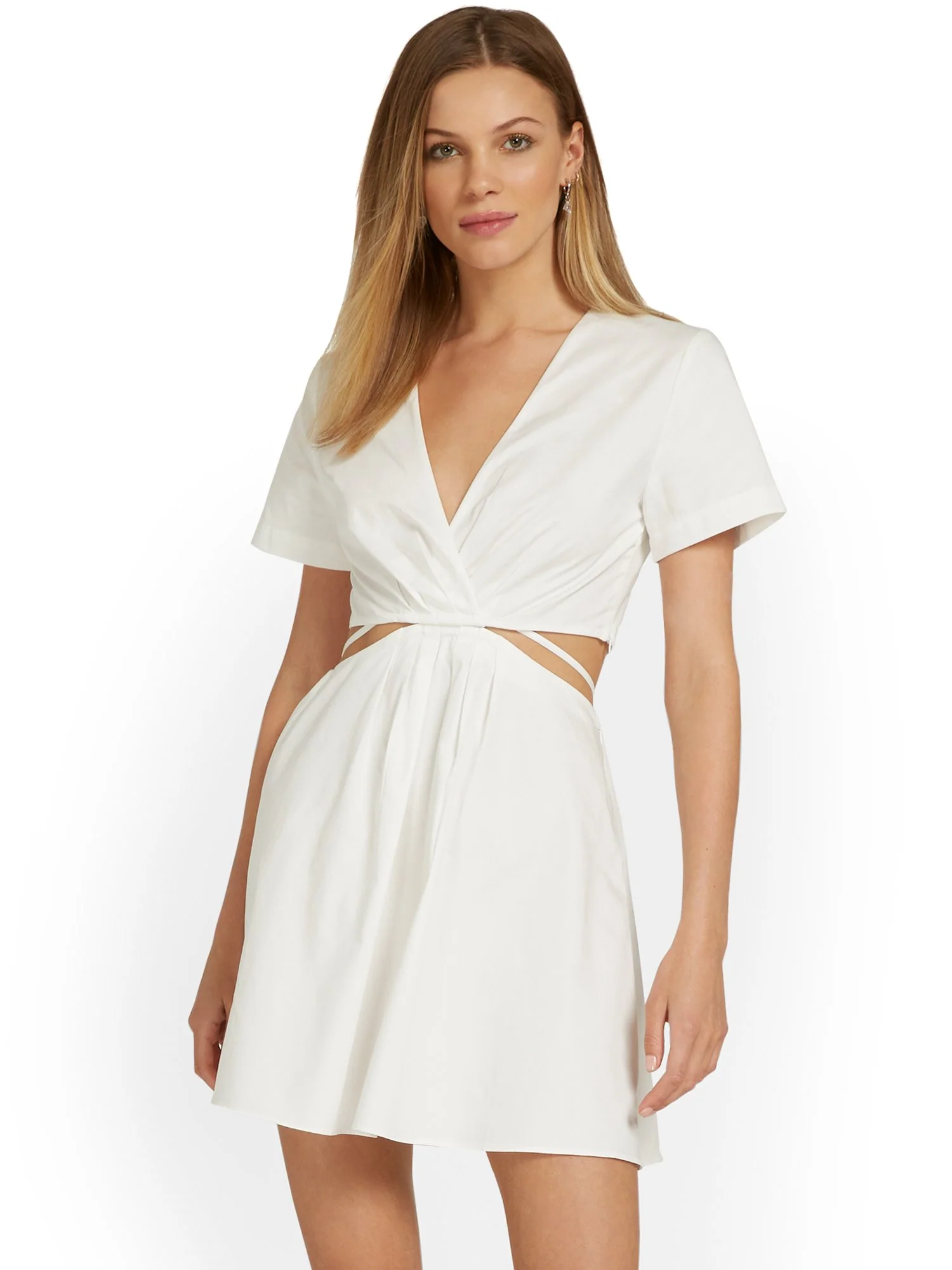 Emory Park V-Neck Cut-Out Mini Dress - Brands We Love