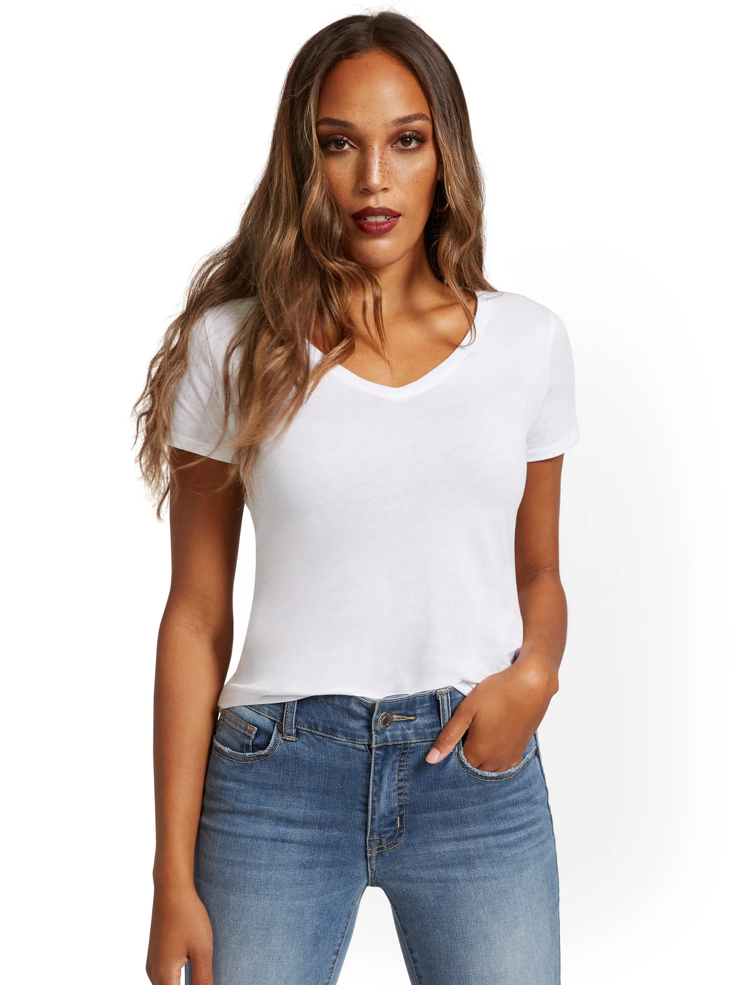 V-Neck Perfect Tee - Image 6