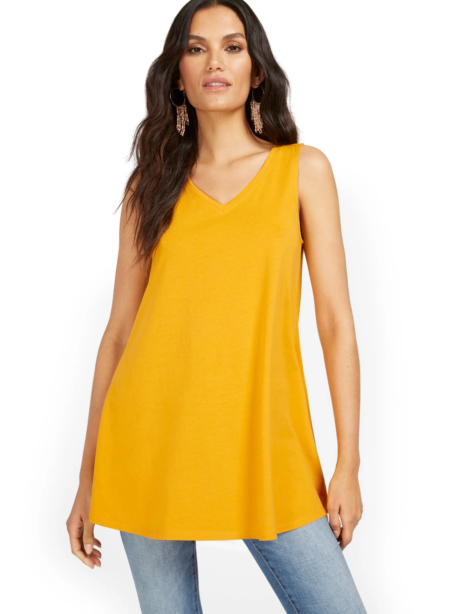 V-Neck Perfect Tunic Tank - Image 20