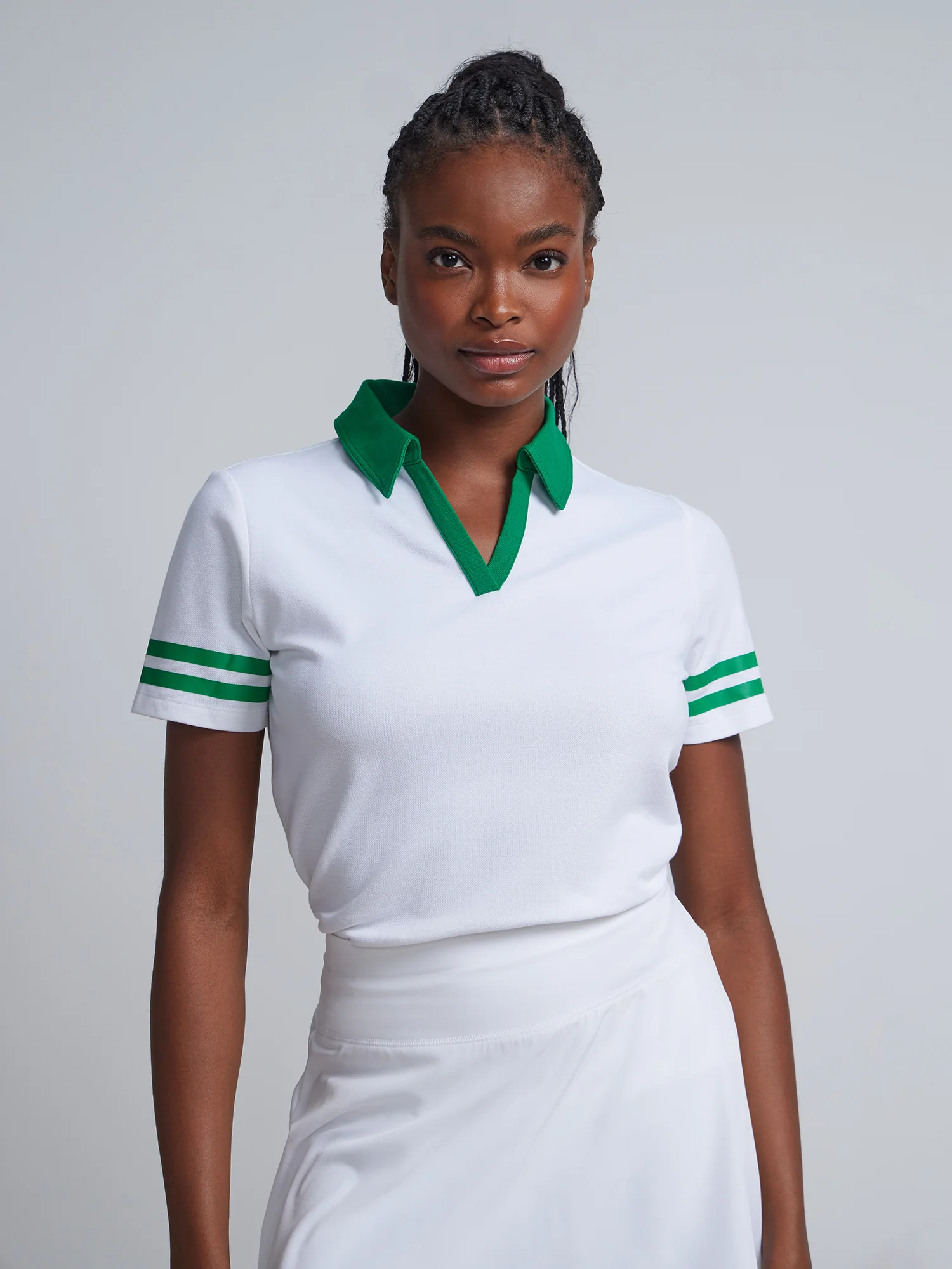 V-Neck Polo Shirt