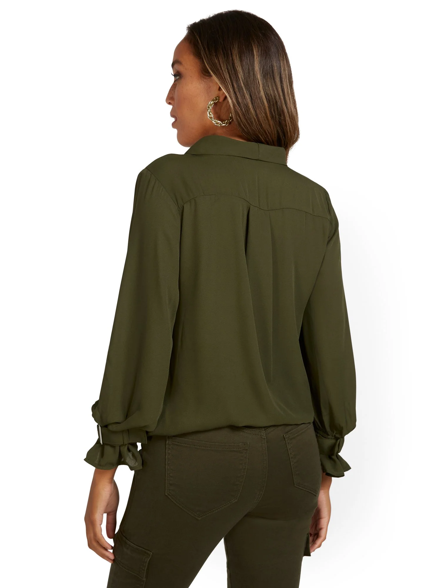 V-Neck Surplice Top - Image 3