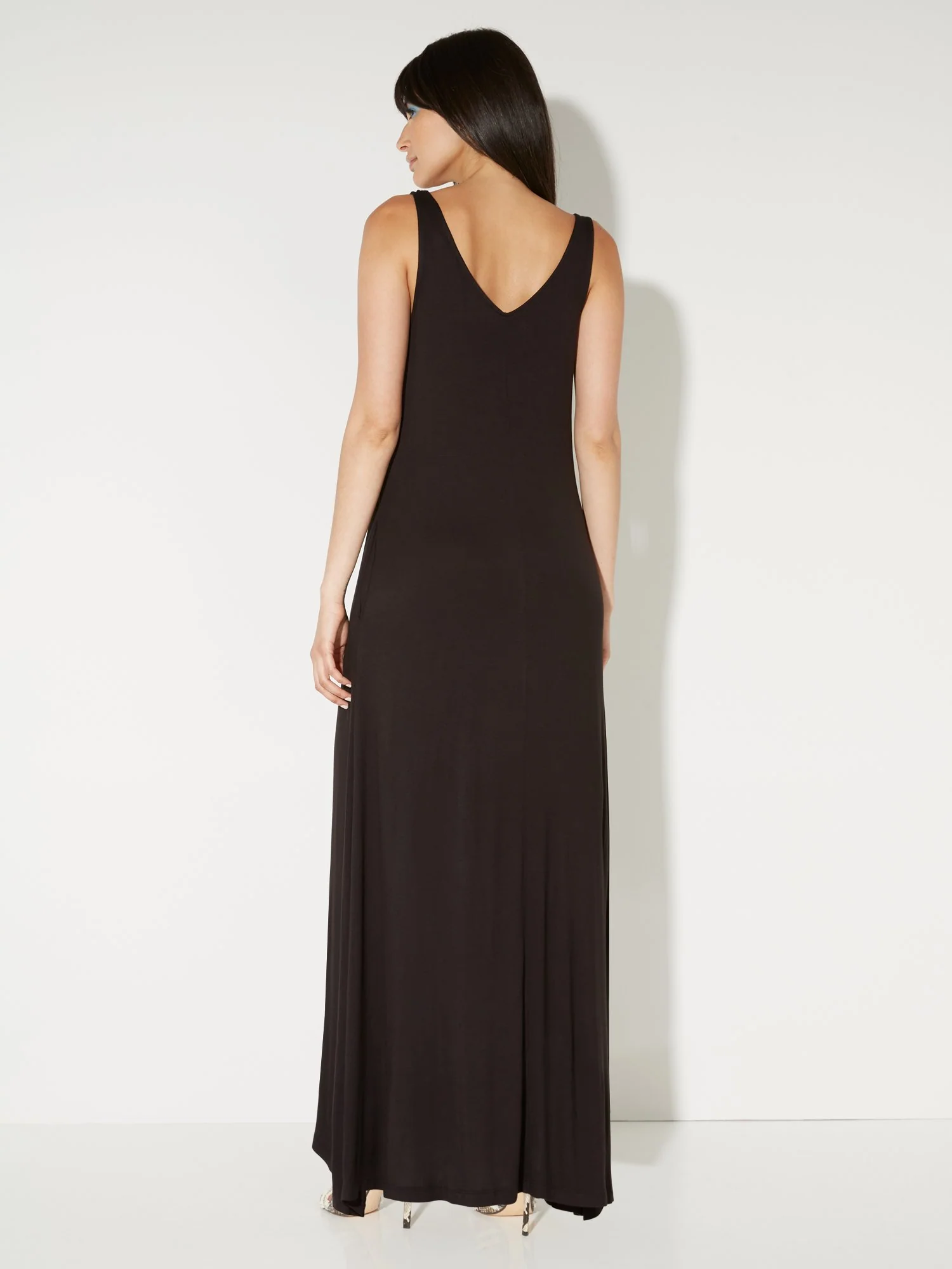 V-Neck Tank Maxi Dress - NY&C Style System - Image 3