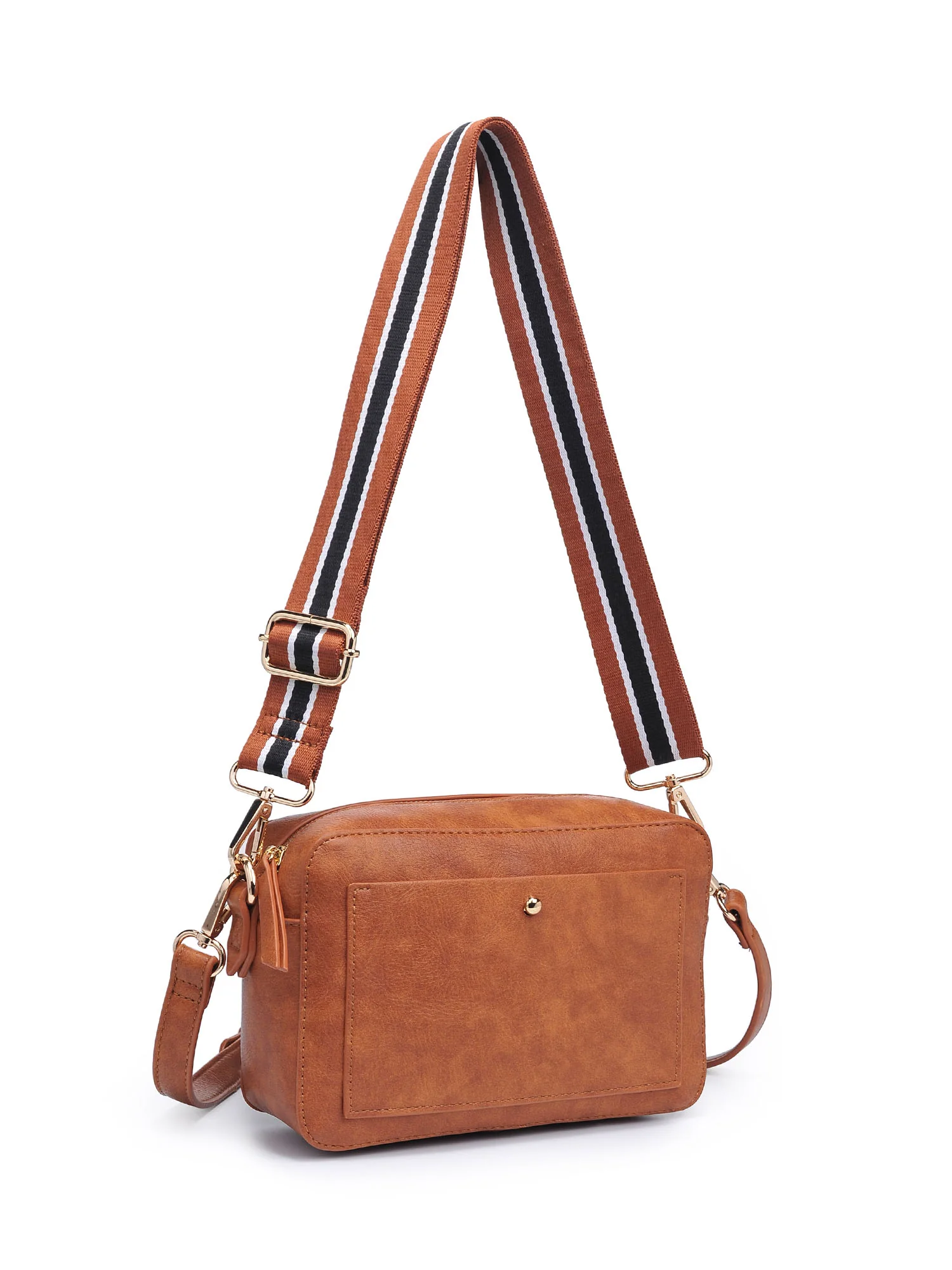 Vegan Leather Crossbody Bag - Moda Luxe