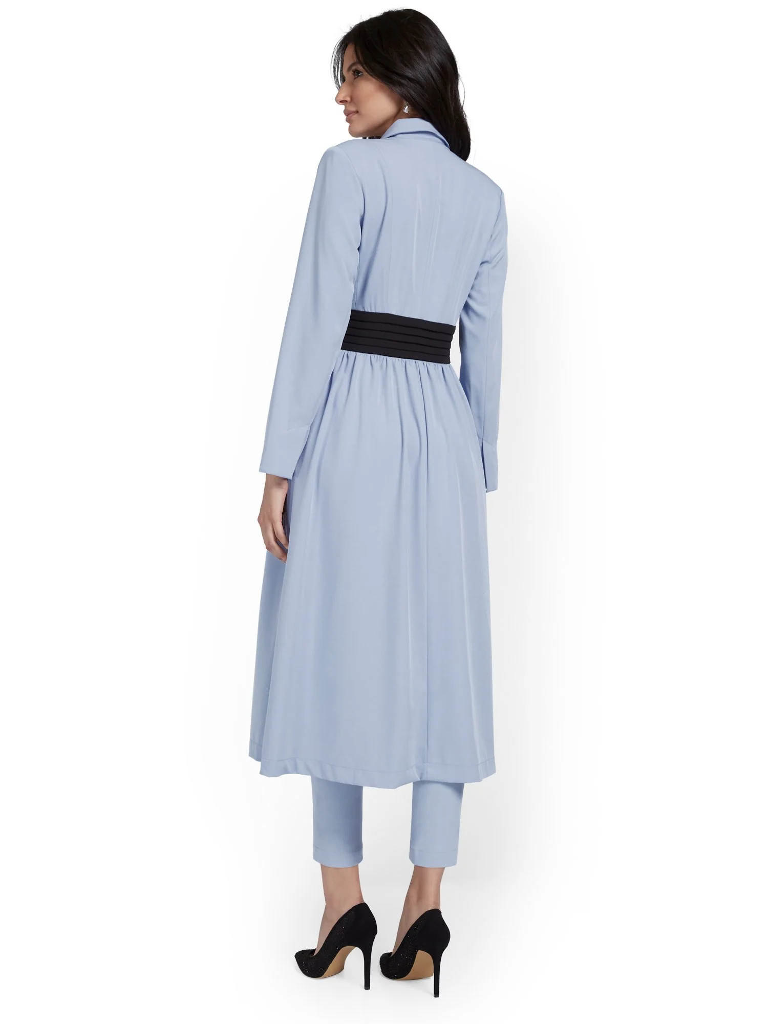 Waist-Inset Maxi Jacket - Image 3