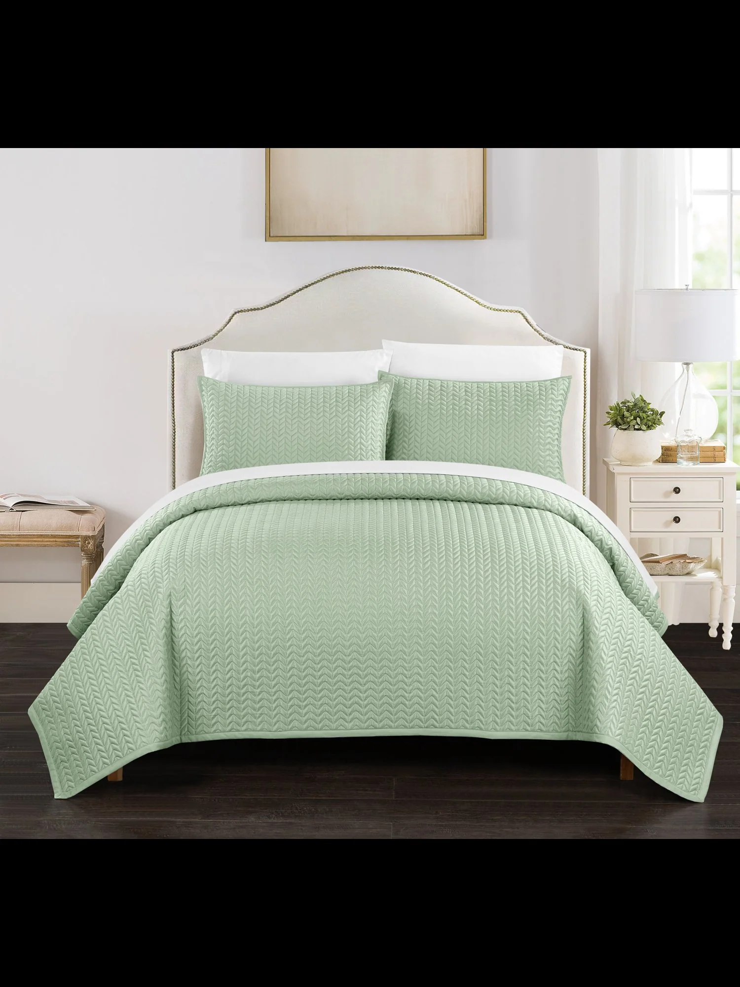 Weaverland Queen-Size 3-Piece Quilt Set - NY&C x Chic Home - Image 17