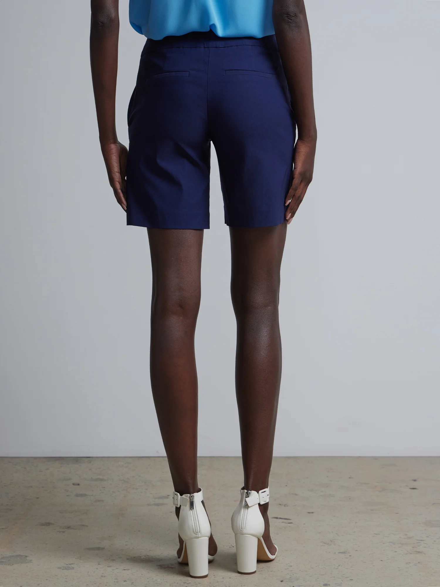 Whitney High-Waisted Pull-On 8-Inch Short - Image 15