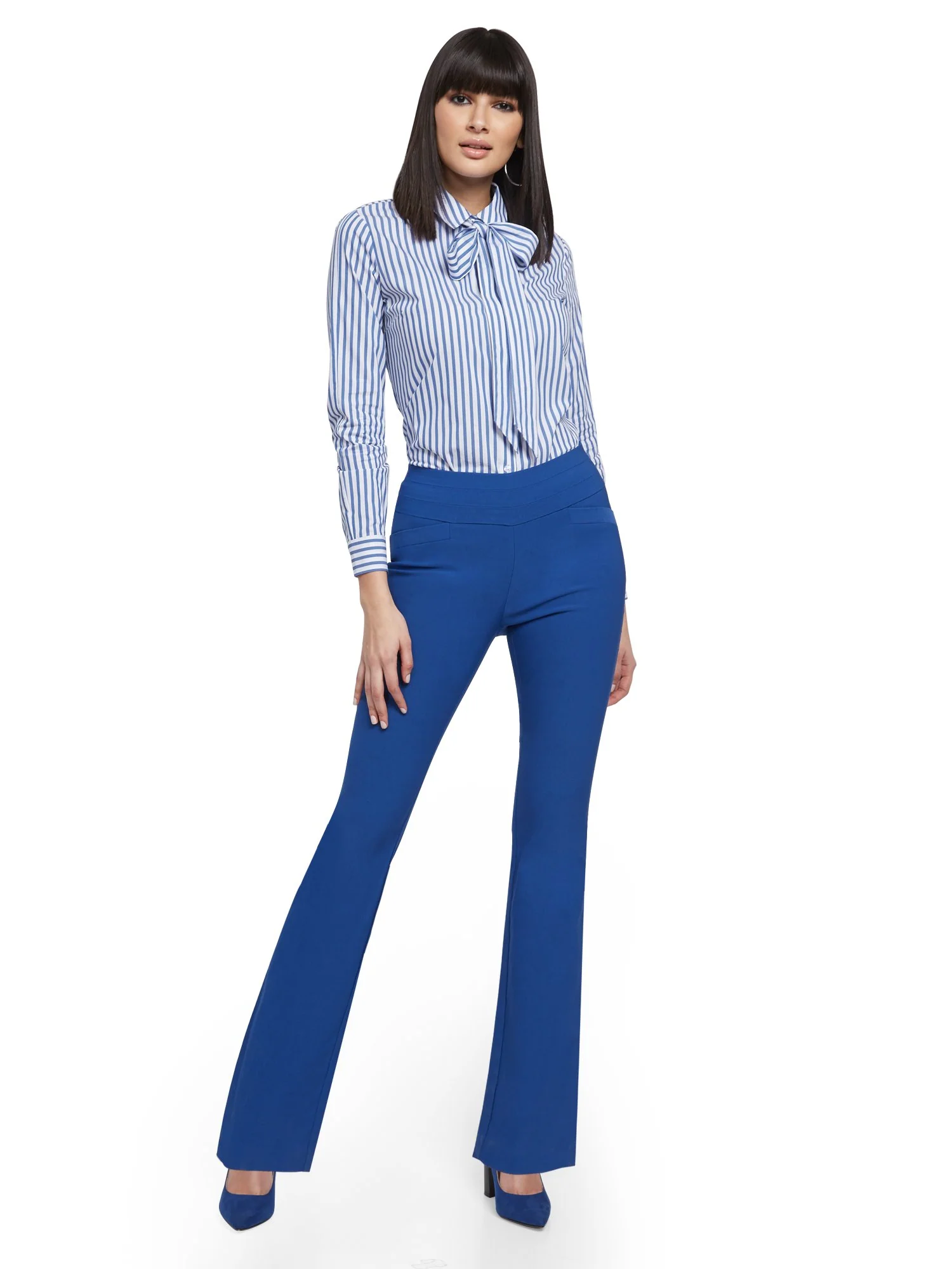 Whitney High-Waisted Pull-On Curvy Bootcut Pant - 7th Avenue - Image 3